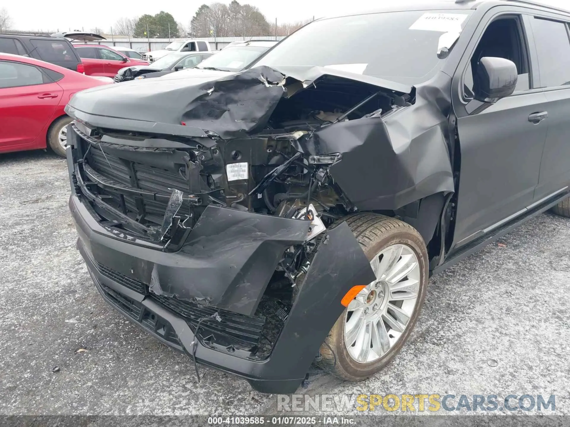 6 fotografías del automóvil dañado 1GYS4LKL9NR209532 CADILLAC ESCALADE ESV 2022