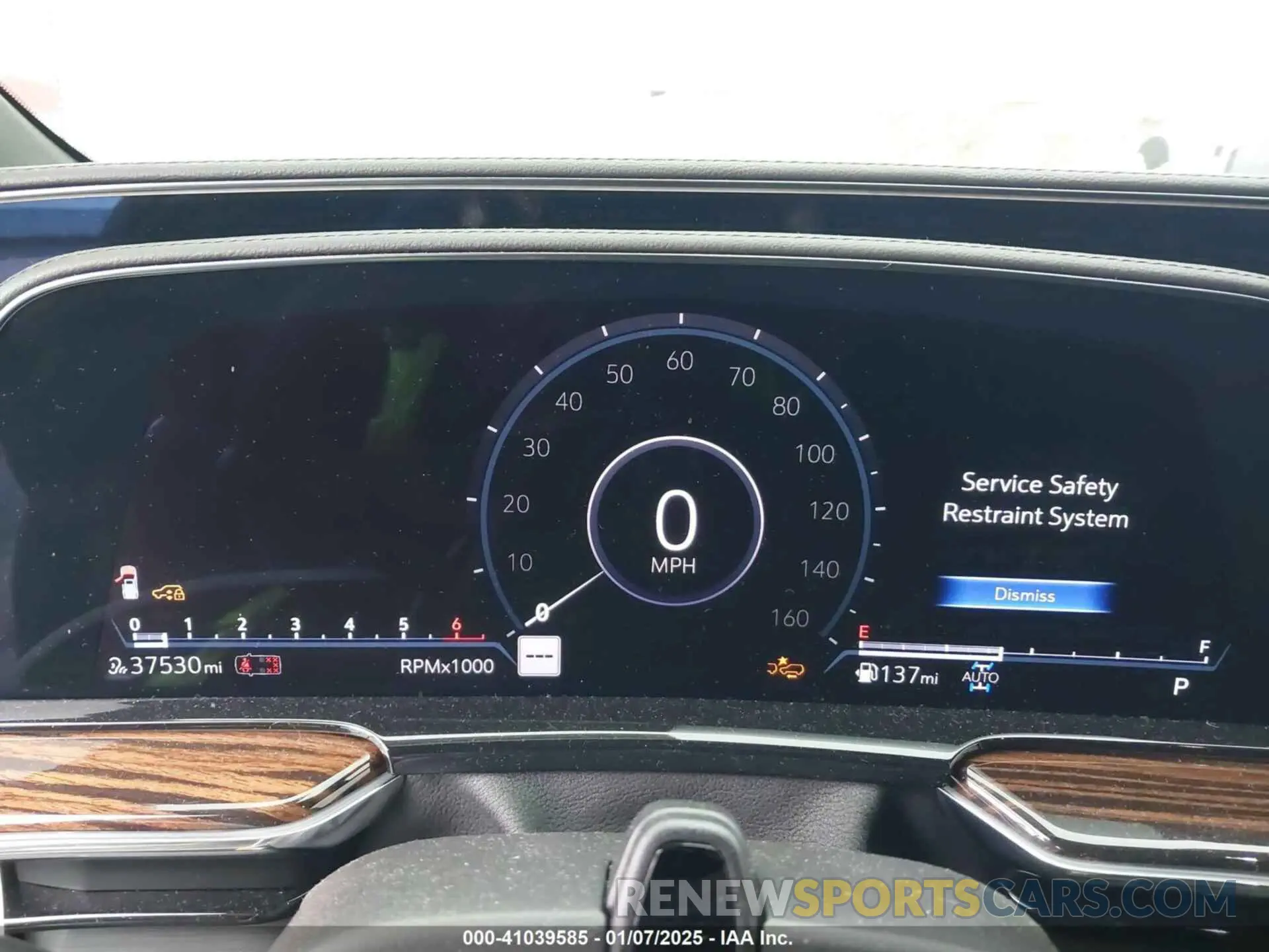 7 fotografías del automóvil dañado 1GYS4LKL9NR209532 CADILLAC ESCALADE ESV 2022