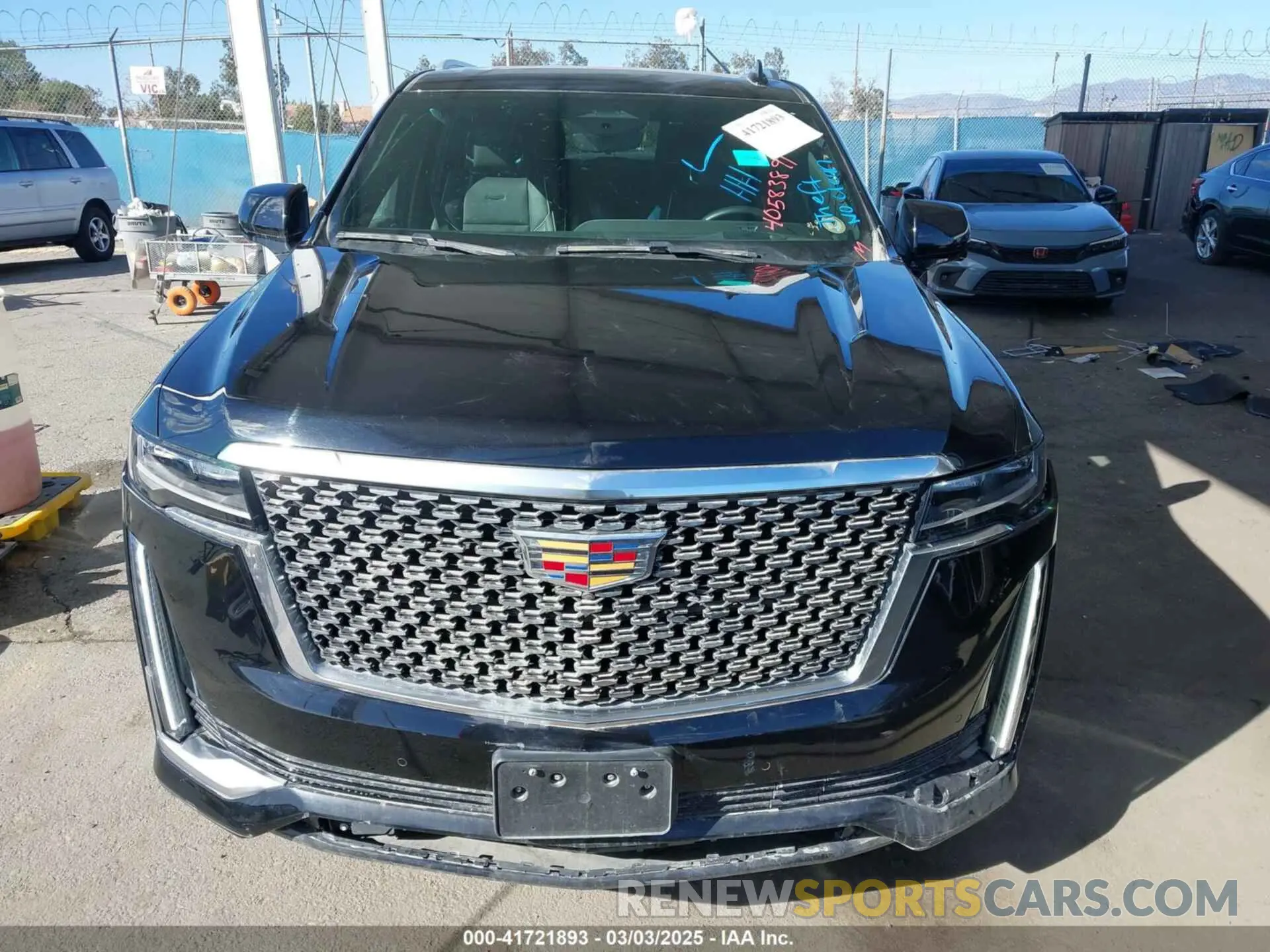 12 fotografías del automóvil dañado 1GYS3KKLXPR251711 CADILLAC ESCALADE ESV 2023