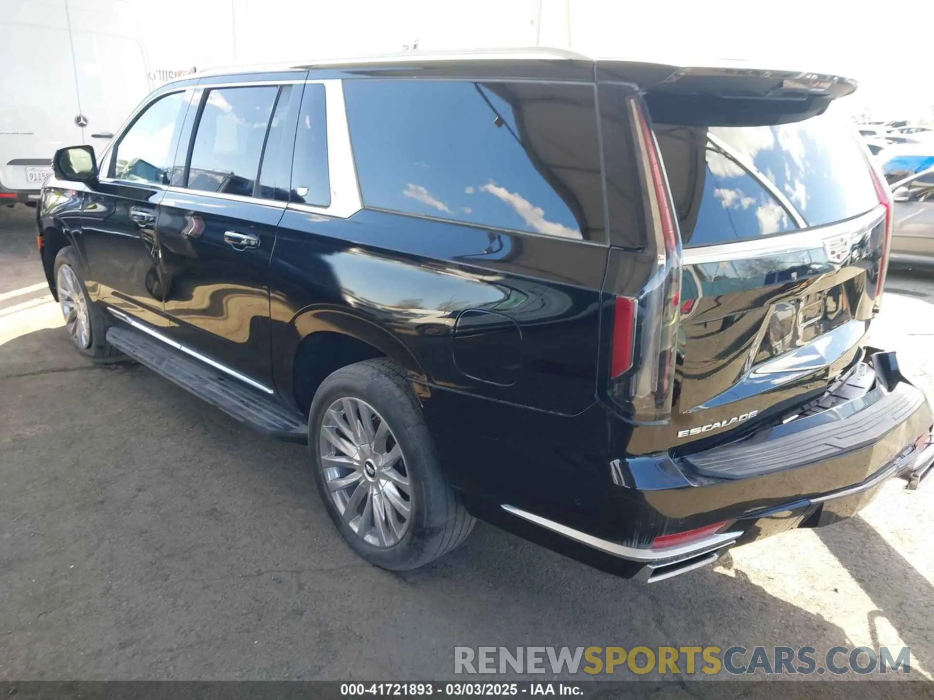 3 fotografías del automóvil dañado 1GYS3KKLXPR251711 CADILLAC ESCALADE ESV 2023