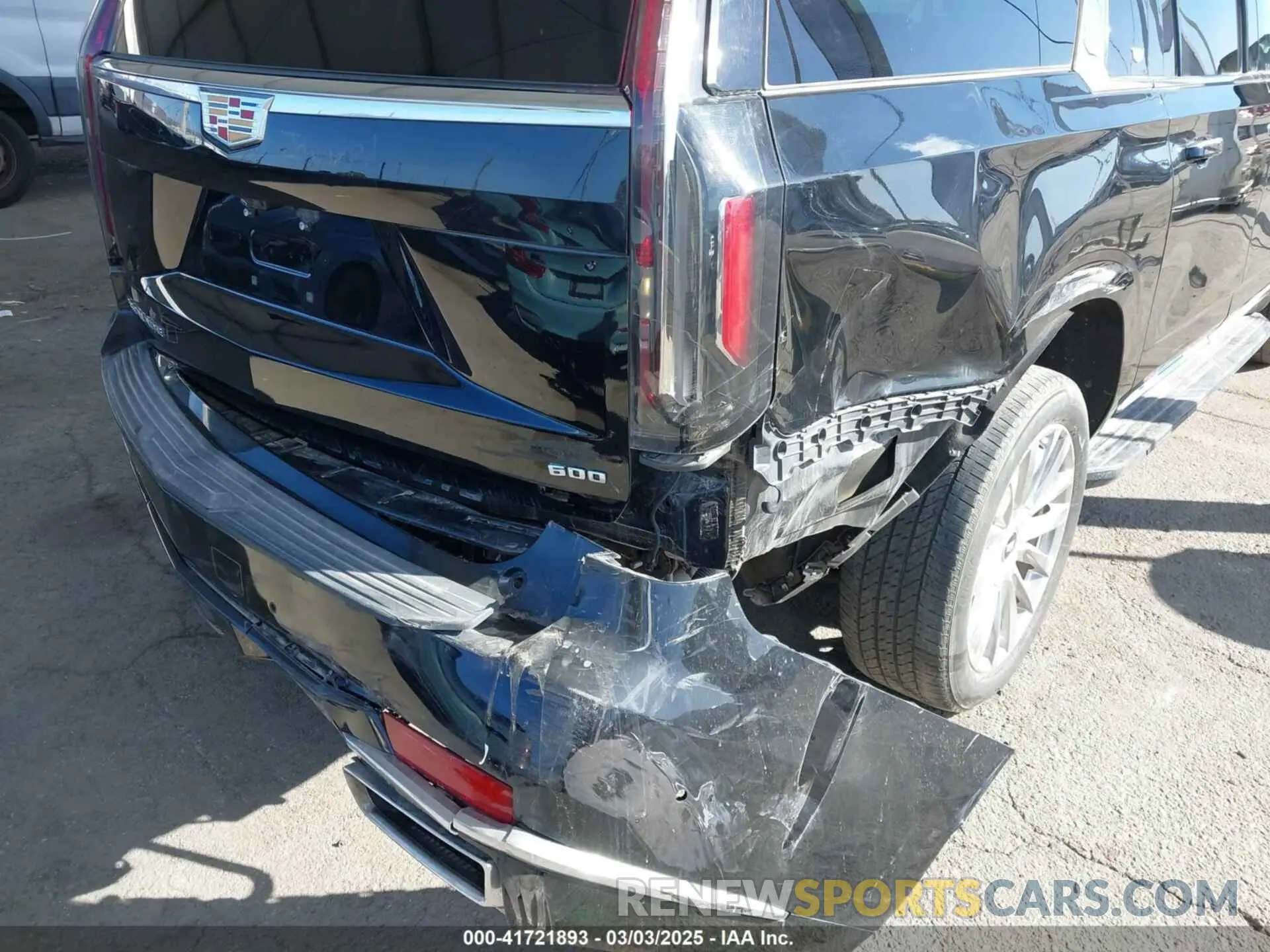 6 fotografías del automóvil dañado 1GYS3KKLXPR251711 CADILLAC ESCALADE ESV 2023