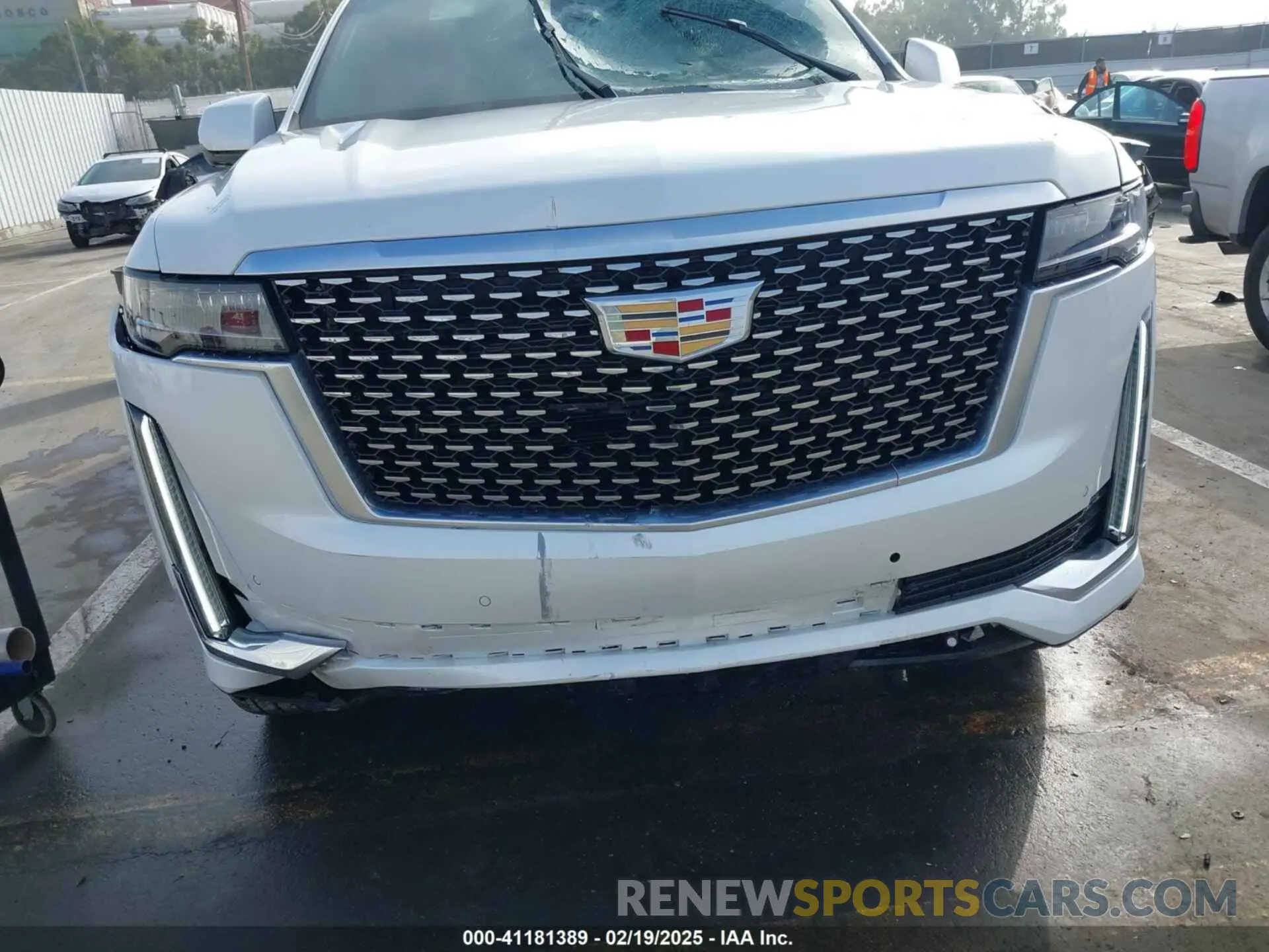 12 fotografías del automóvil dañado 1GYS4KKL8PR518437 CADILLAC ESCALADE ESV 2023