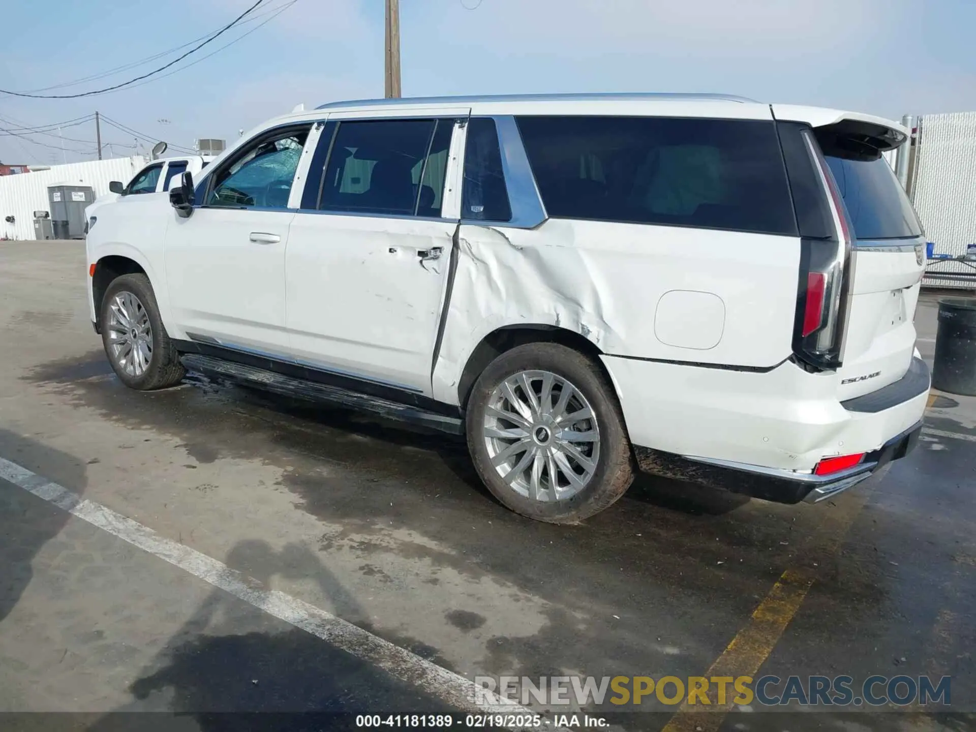 3 fotografías del automóvil dañado 1GYS4KKL8PR518437 CADILLAC ESCALADE ESV 2023