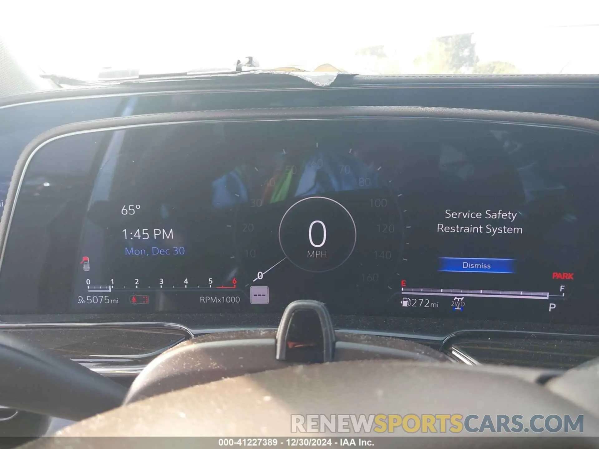 7 fotografías del automóvil dañado 1GYS4LKT2PR396678 CADILLAC ESCALADE ESV 2023