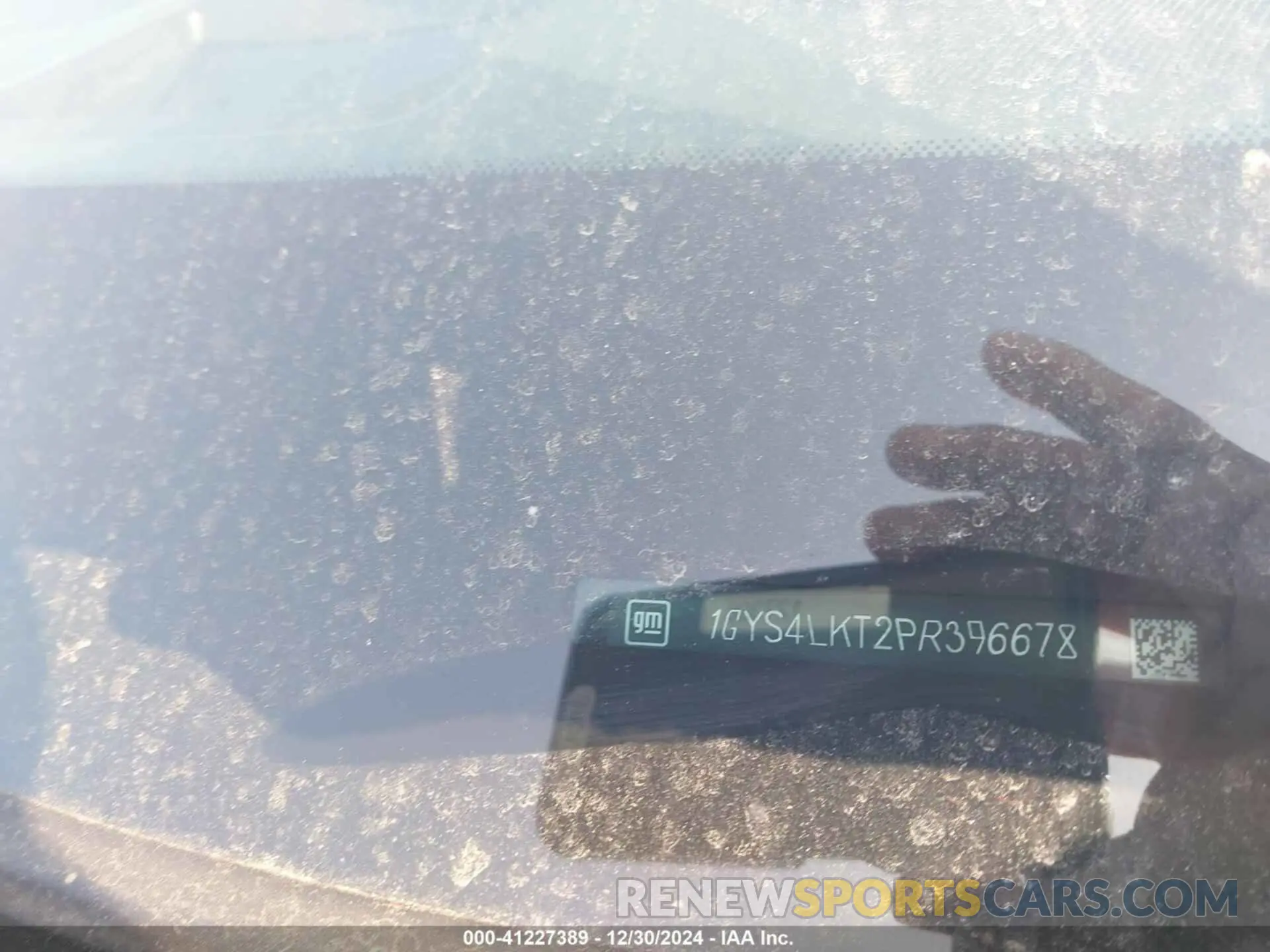 9 fotografías del automóvil dañado 1GYS4LKT2PR396678 CADILLAC ESCALADE ESV 2023