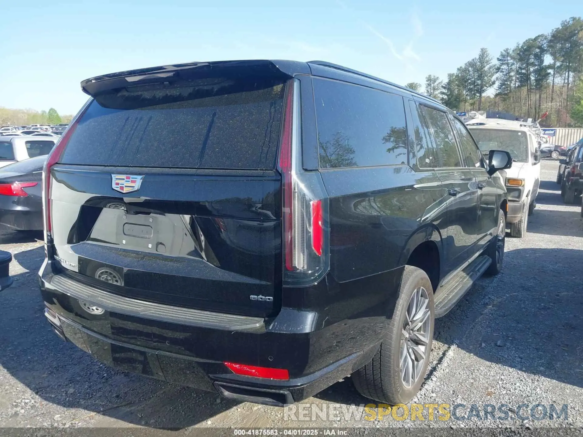 4 fotografías del automóvil dañado 1GYS4NKL4PR326031 CADILLAC ESCALADE ESV 2023