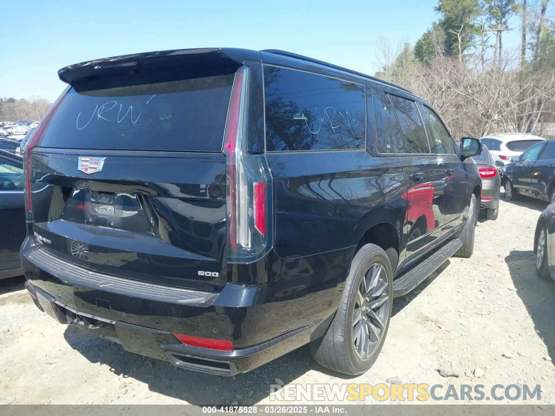 4 fotografías del automóvil dañado 1GYS4NKL9PR320239 CADILLAC ESCALADE ESV 2023