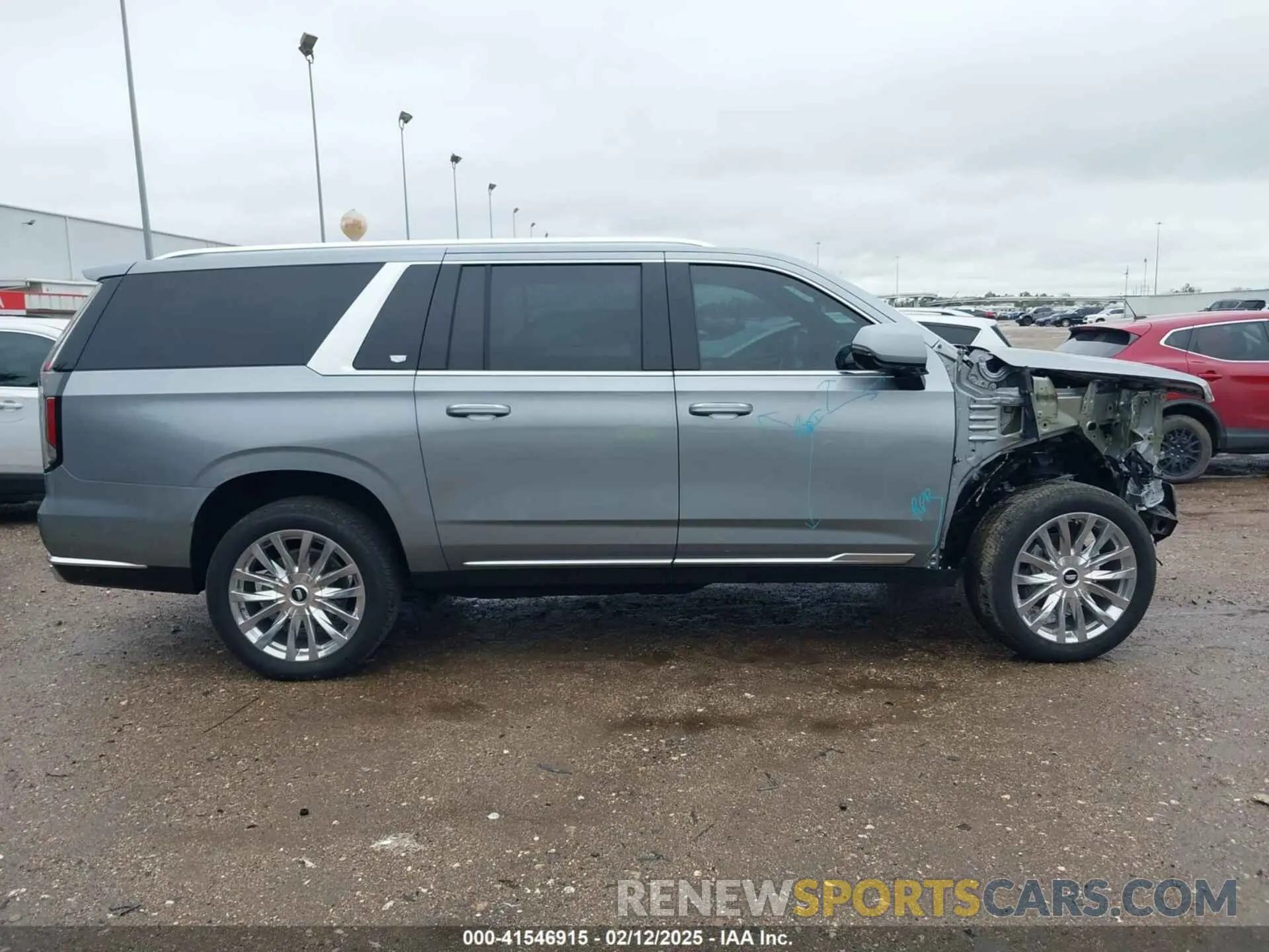 14 fotografías del automóvil dañado 1GYS3KKL7RR218216 CADILLAC ESCALADE ESV 2024