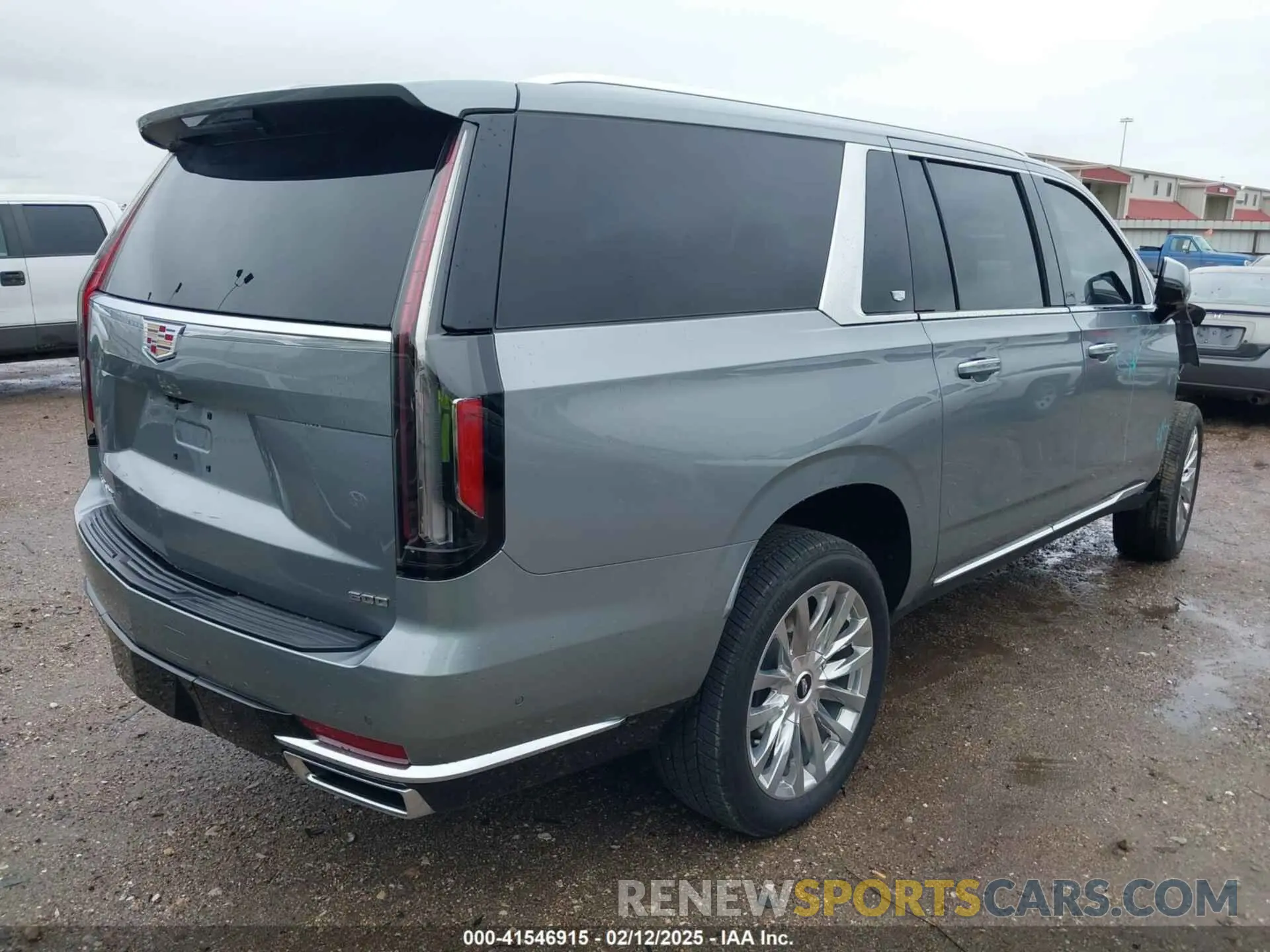 4 fotografías del automóvil dañado 1GYS3KKL7RR218216 CADILLAC ESCALADE ESV 2024