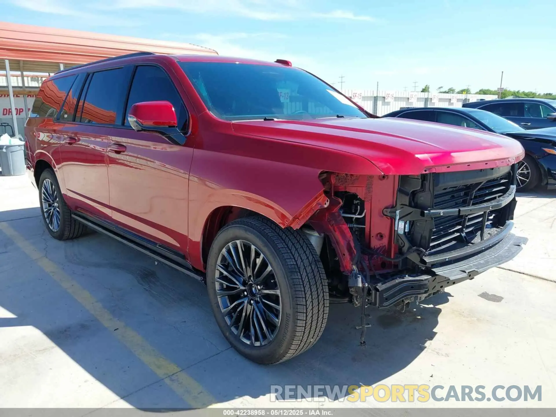 1 fotografías del automóvil dañado 1GYS8RRL3SR105112 CADILLAC ESCALADE ESV 2025