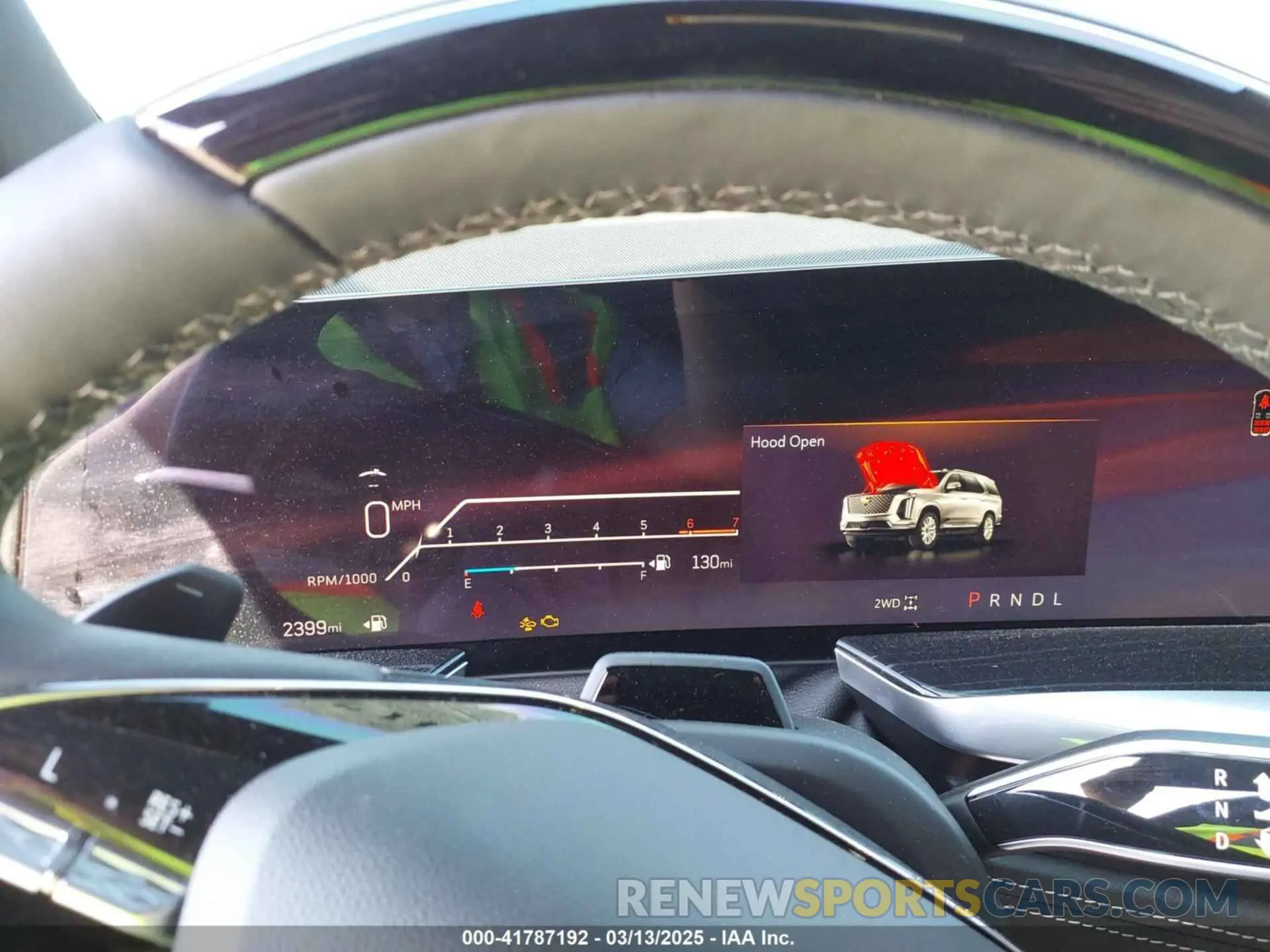 7 fotografías del automóvil dañado 1GYS9NRL7SR164542 CADILLAC ESCALADE ESV 2025
