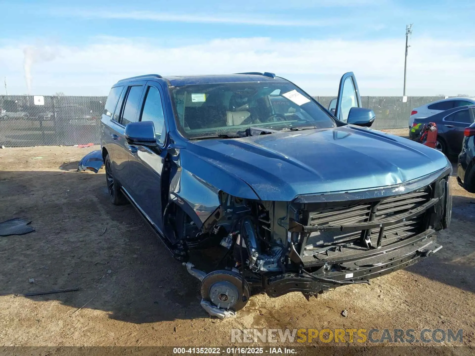 1 fotografías del automóvil dañado 1GYS9PRLXSR129201 CADILLAC ESCALADE ESV 2025