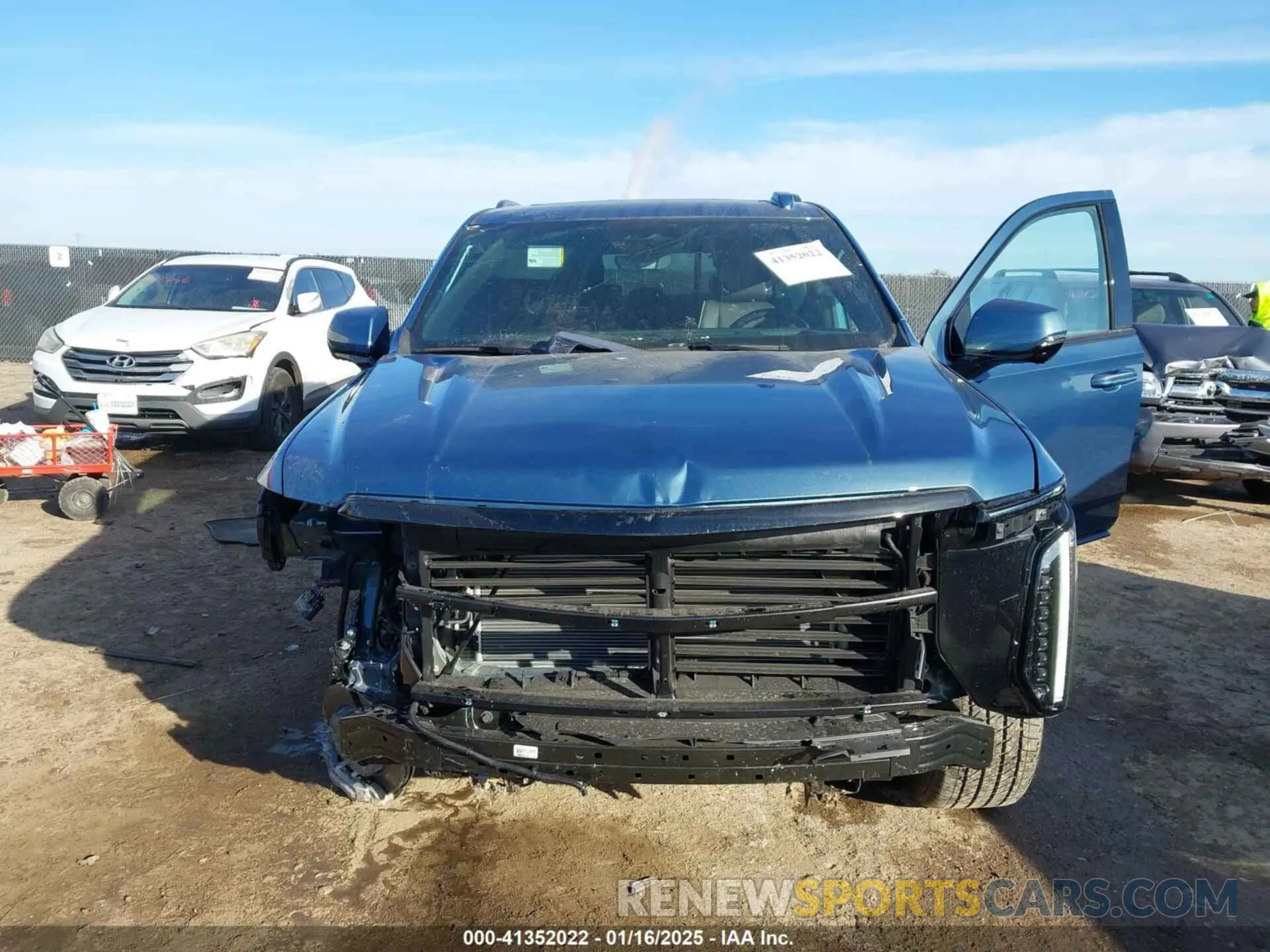 13 fotografías del automóvil dañado 1GYS9PRLXSR129201 CADILLAC ESCALADE ESV 2025