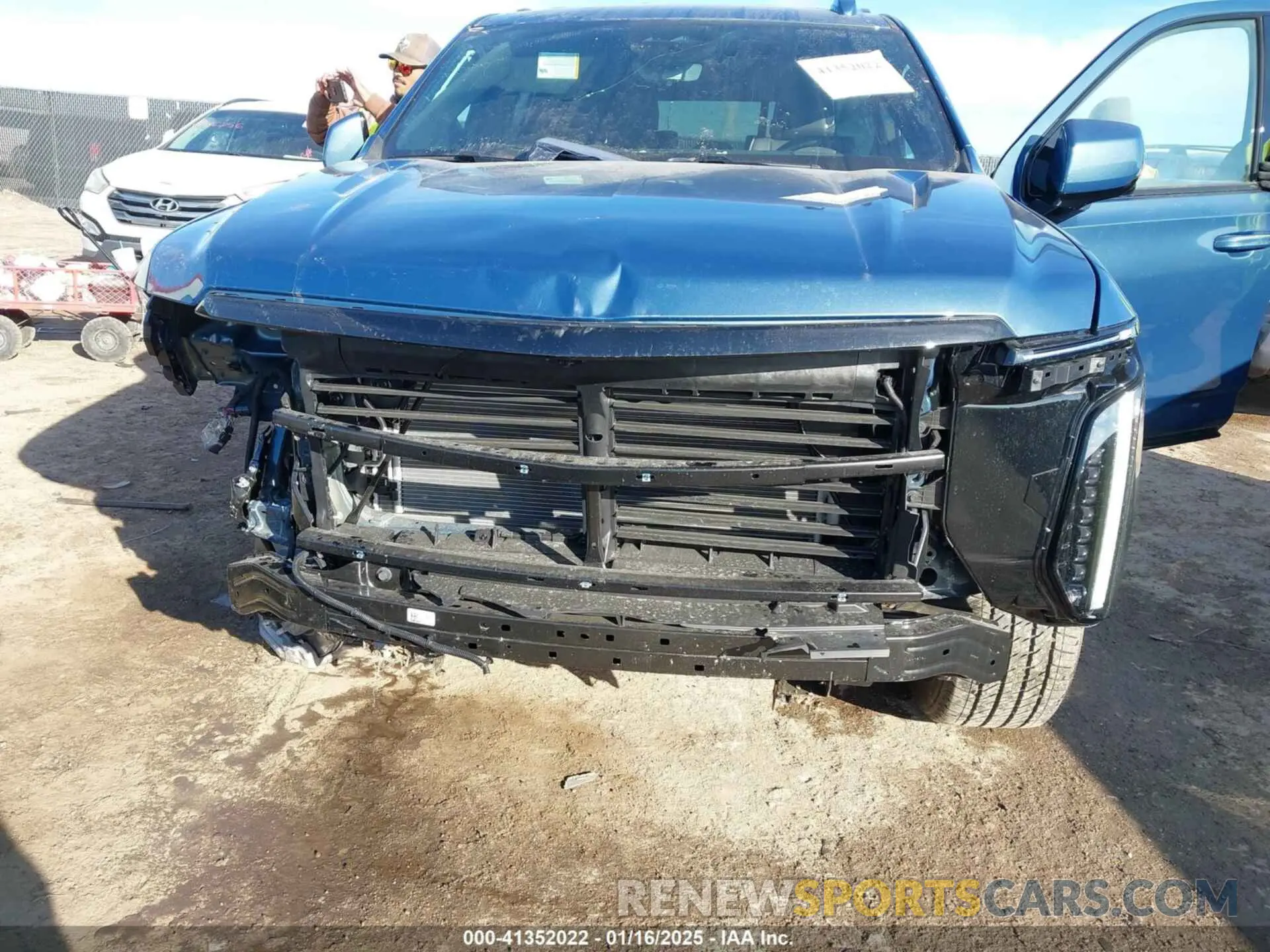 6 fotografías del automóvil dañado 1GYS9PRLXSR129201 CADILLAC ESCALADE ESV 2025
