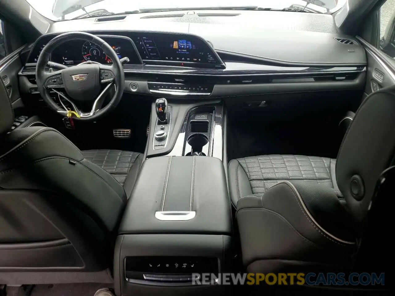 8 fotografías del automóvil dañado 1GYS4SK93PR229583 CADILLAC ESCALADE V 2023