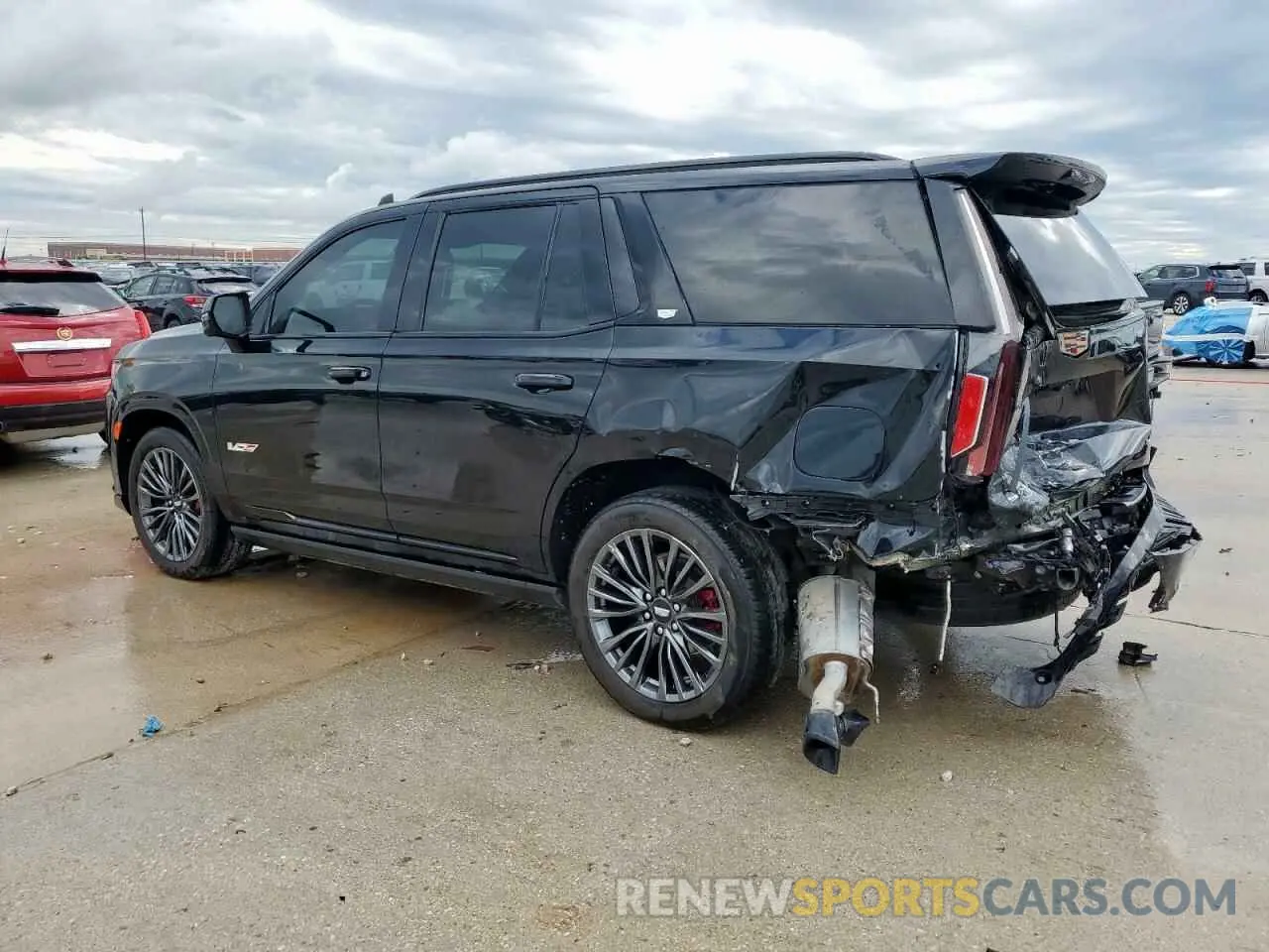 2 fotografías del automóvil dañado 1GYS4HK93RR139940 CADILLAC ESCALADE V 2024