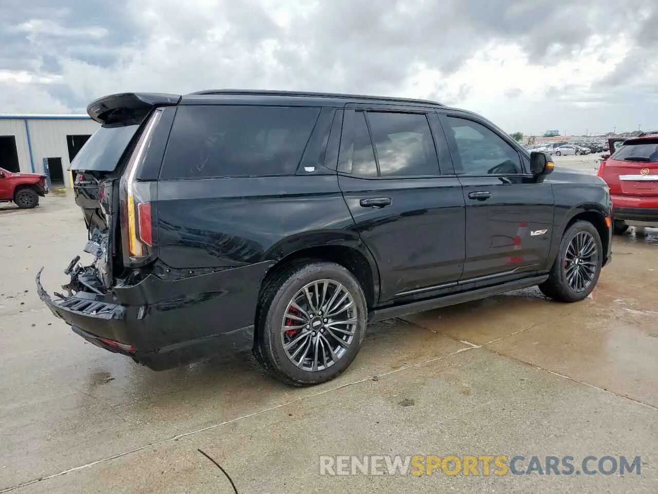 3 fotografías del automóvil dañado 1GYS4HK93RR139940 CADILLAC ESCALADE V 2024