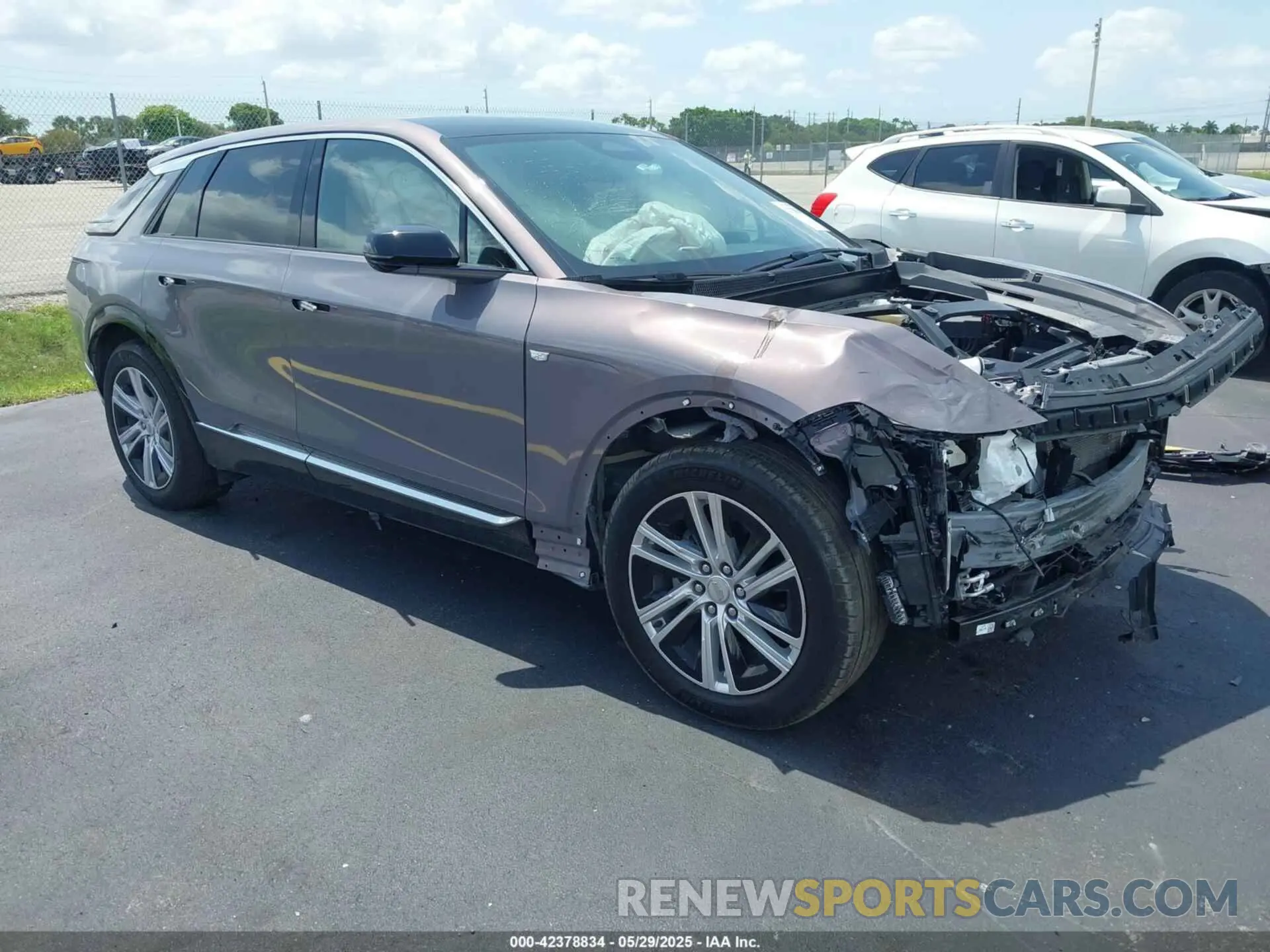 1 fotografías del automóvil dañado 1GYKPMRK7RZ140355 CADILLAC LYRIQ 2024