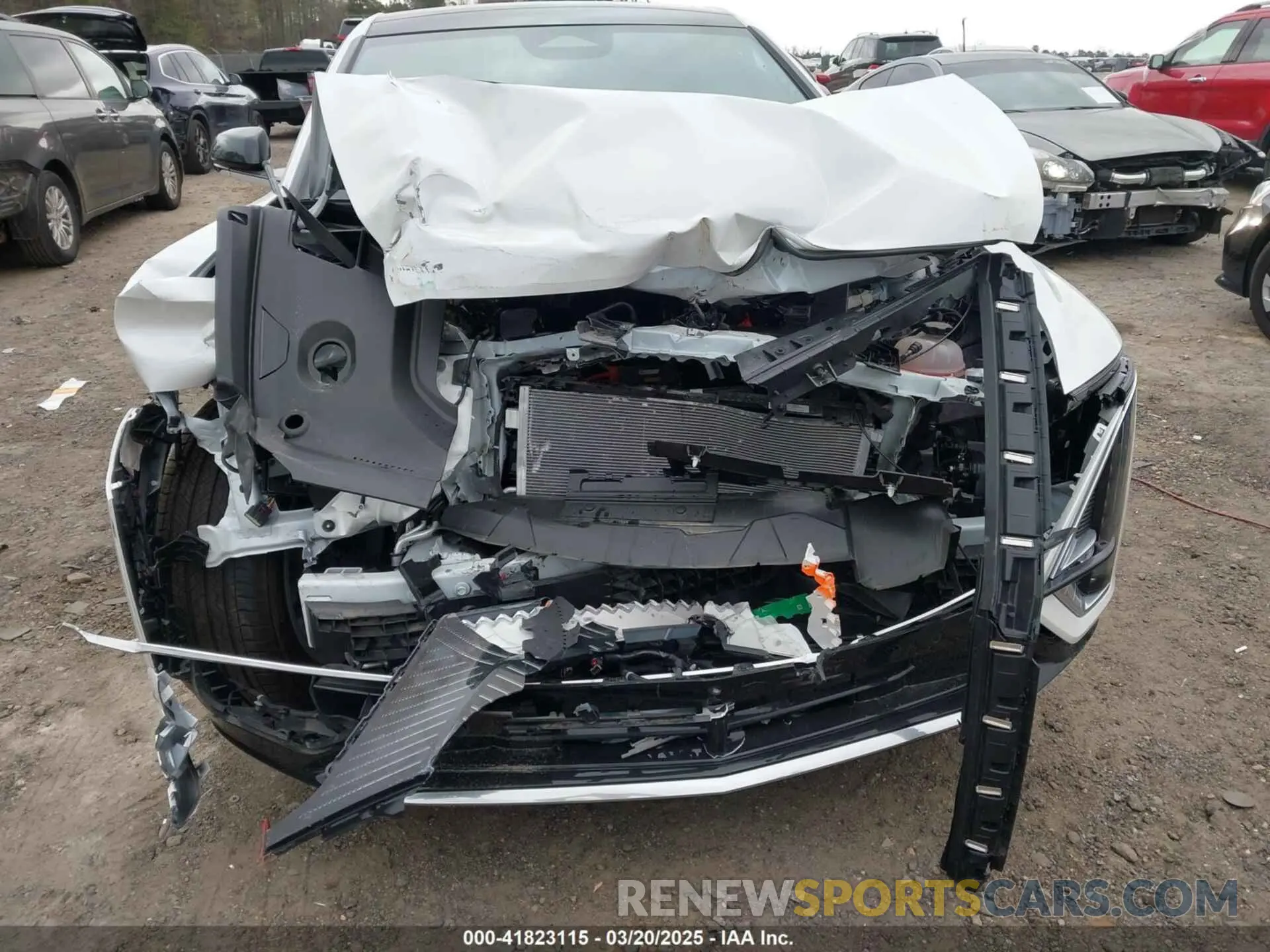 6 fotografías del automóvil dañado 1GYKPRRK7RZ116943 CADILLAC LYRIQ 2024