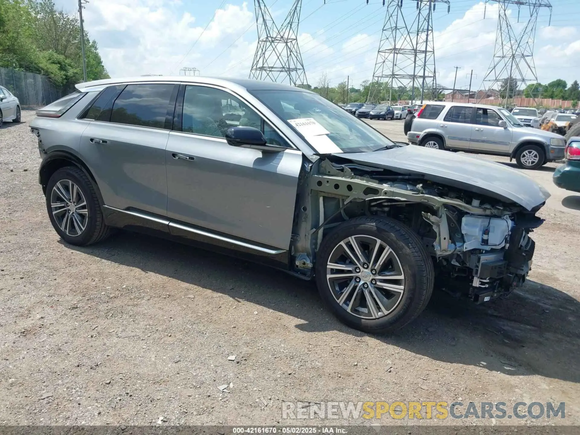 1 fotografías del automóvil dañado 1GYKPRRL8RZ128706 CADILLAC LYRIQ 2024