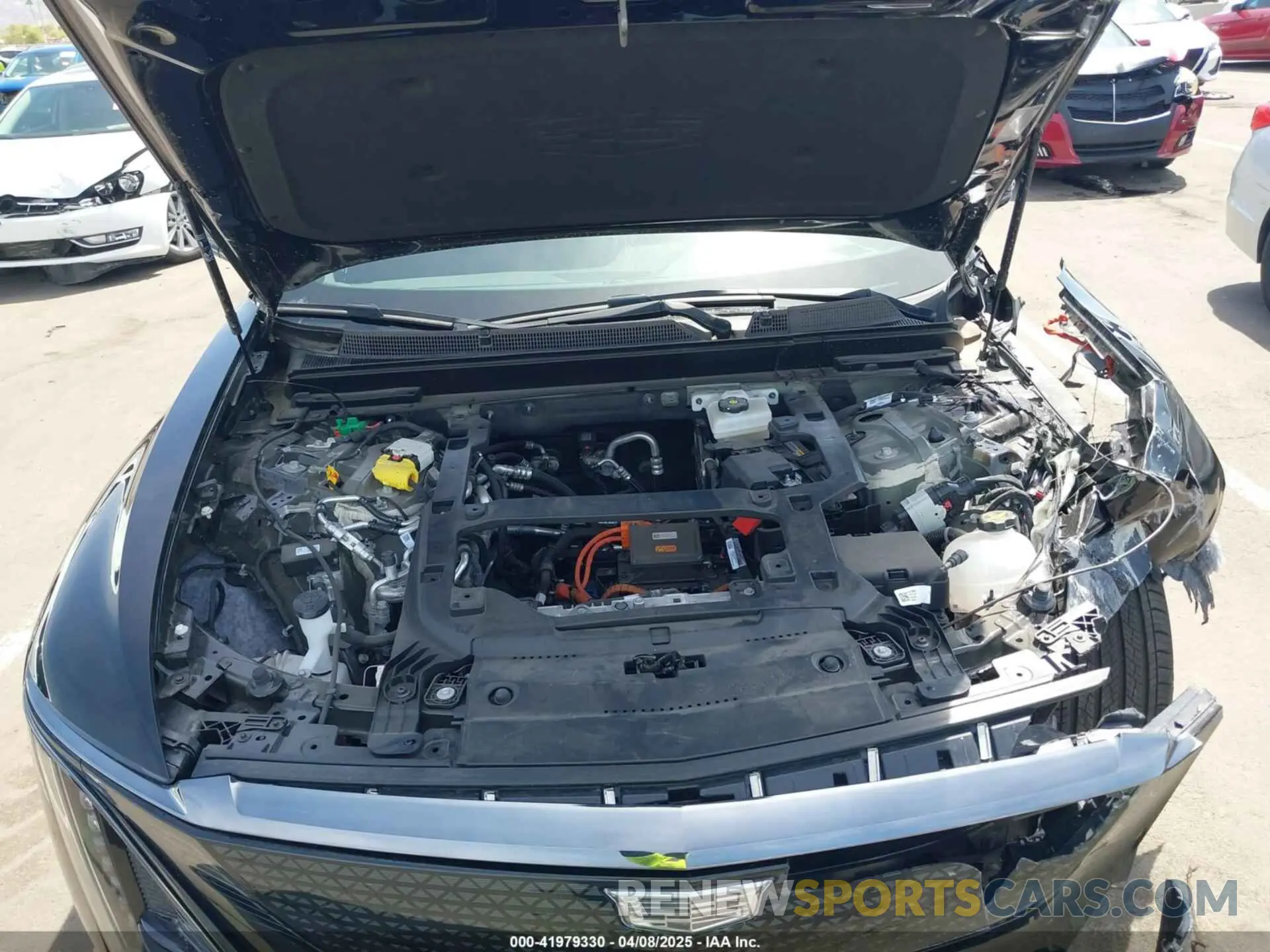 10 fotografías del automóvil dañado 1GYKPVRK6RZ131099 CADILLAC LYRIQ 2024