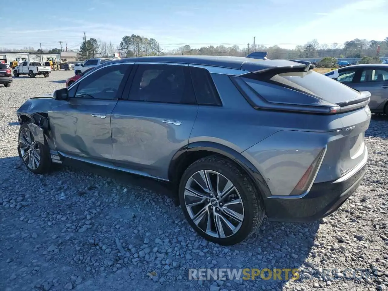 2 fotografías del automóvil dañado 1GYKPMRK0PZ001018 CADILLAC LYRIQ LUXU 2023