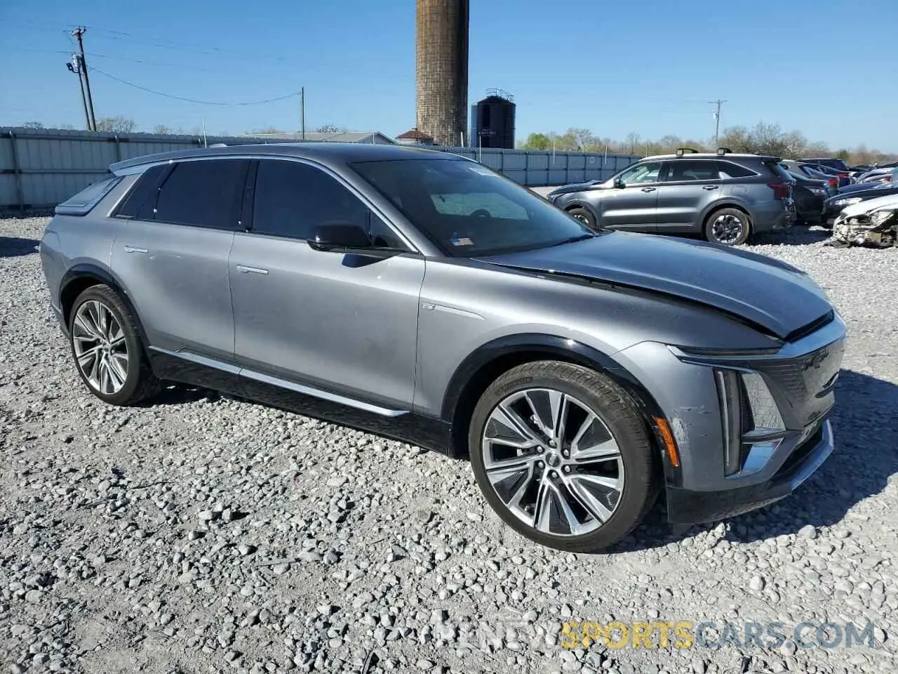 4 fotografías del automóvil dañado 1GYKPMRK0PZ001018 CADILLAC LYRIQ LUXU 2023