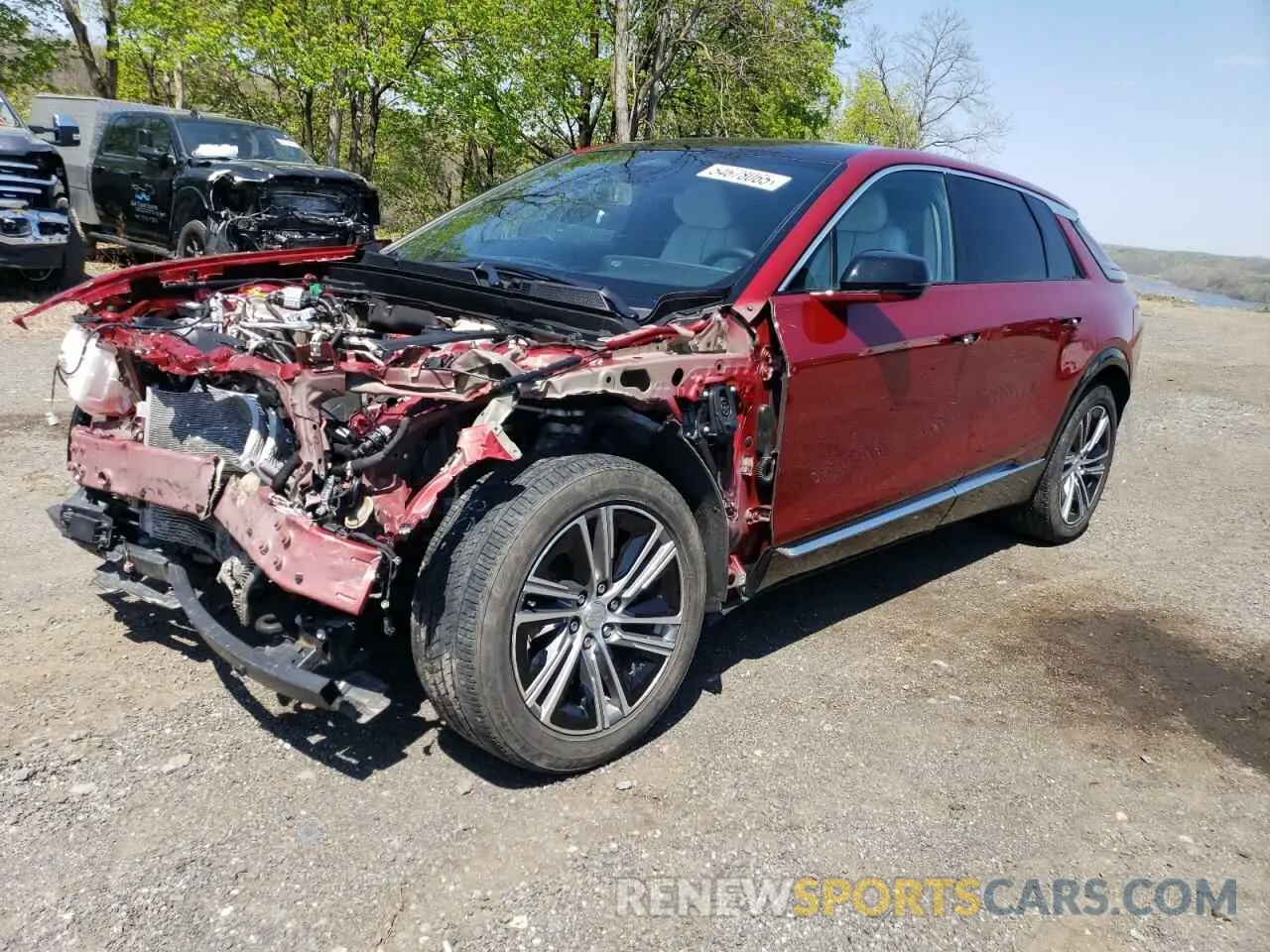 1 fotografías del automóvil dañado 1GYKPPRK0RZ111085 CADILLAC LYRIQ LUXU 2024