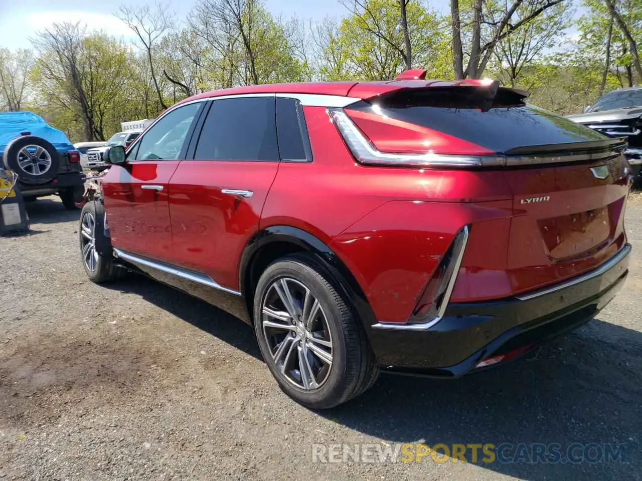 2 fotografías del automóvil dañado 1GYKPPRK0RZ111085 CADILLAC LYRIQ LUXU 2024