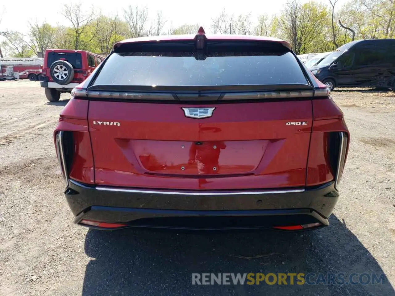 6 fotografías del automóvil dañado 1GYKPPRK0RZ111085 CADILLAC LYRIQ LUXU 2024