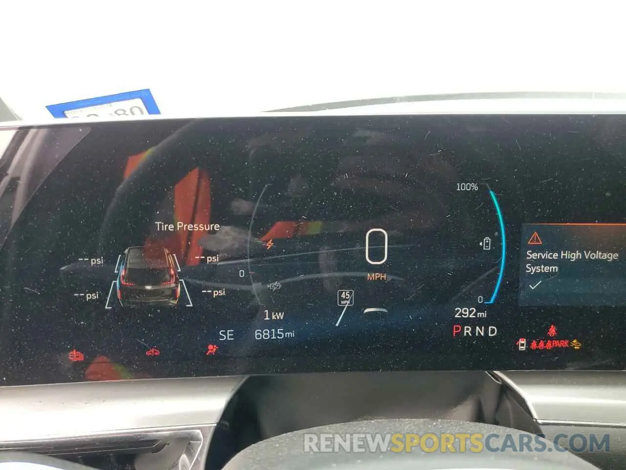 9 fotografías del automóvil dañado 1GYKPPRK1RZ137520 CADILLAC LYRIQ LUXU 2024
