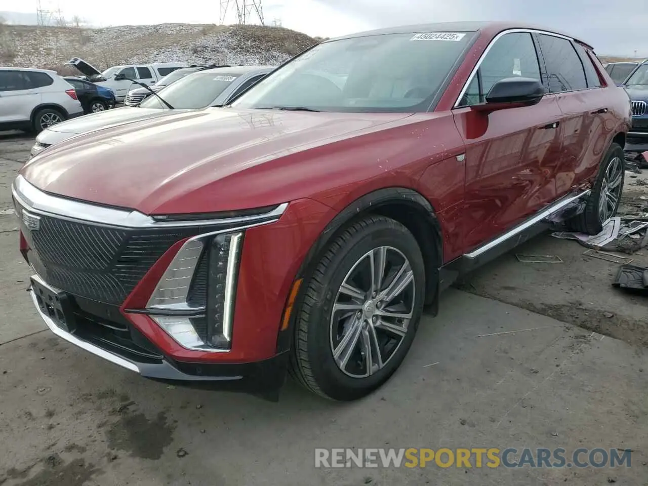 1 fotografías del automóvil dañado 1GYKPPRL7RZ108497 CADILLAC LYRIQ LUXU 2024