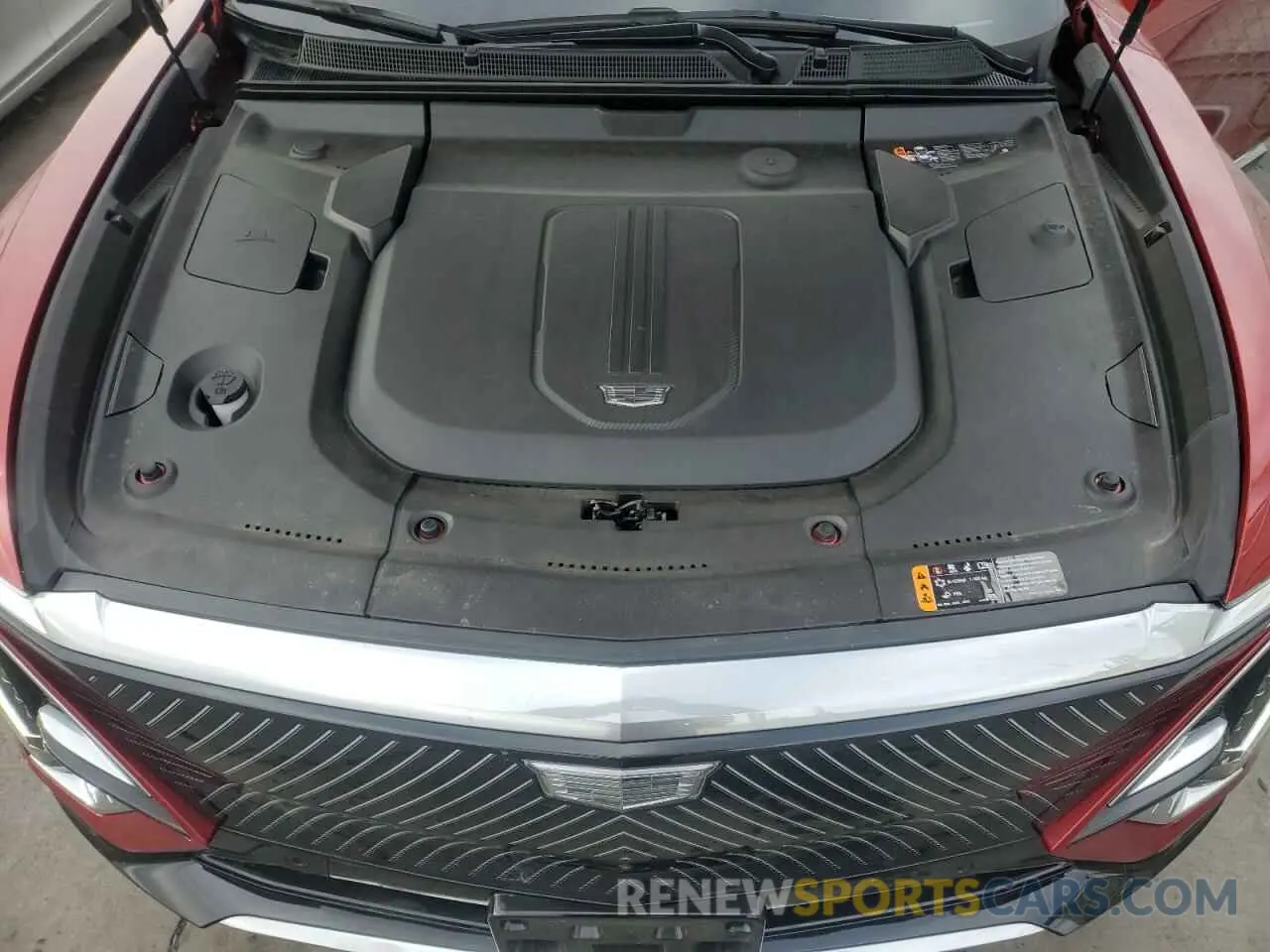 12 fotografías del automóvil dañado 1GYKPPRL7RZ108497 CADILLAC LYRIQ LUXU 2024