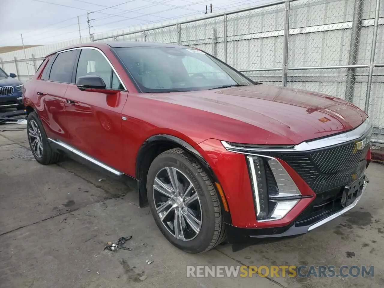 4 fotografías del automóvil dañado 1GYKPPRL7RZ108497 CADILLAC LYRIQ LUXU 2024