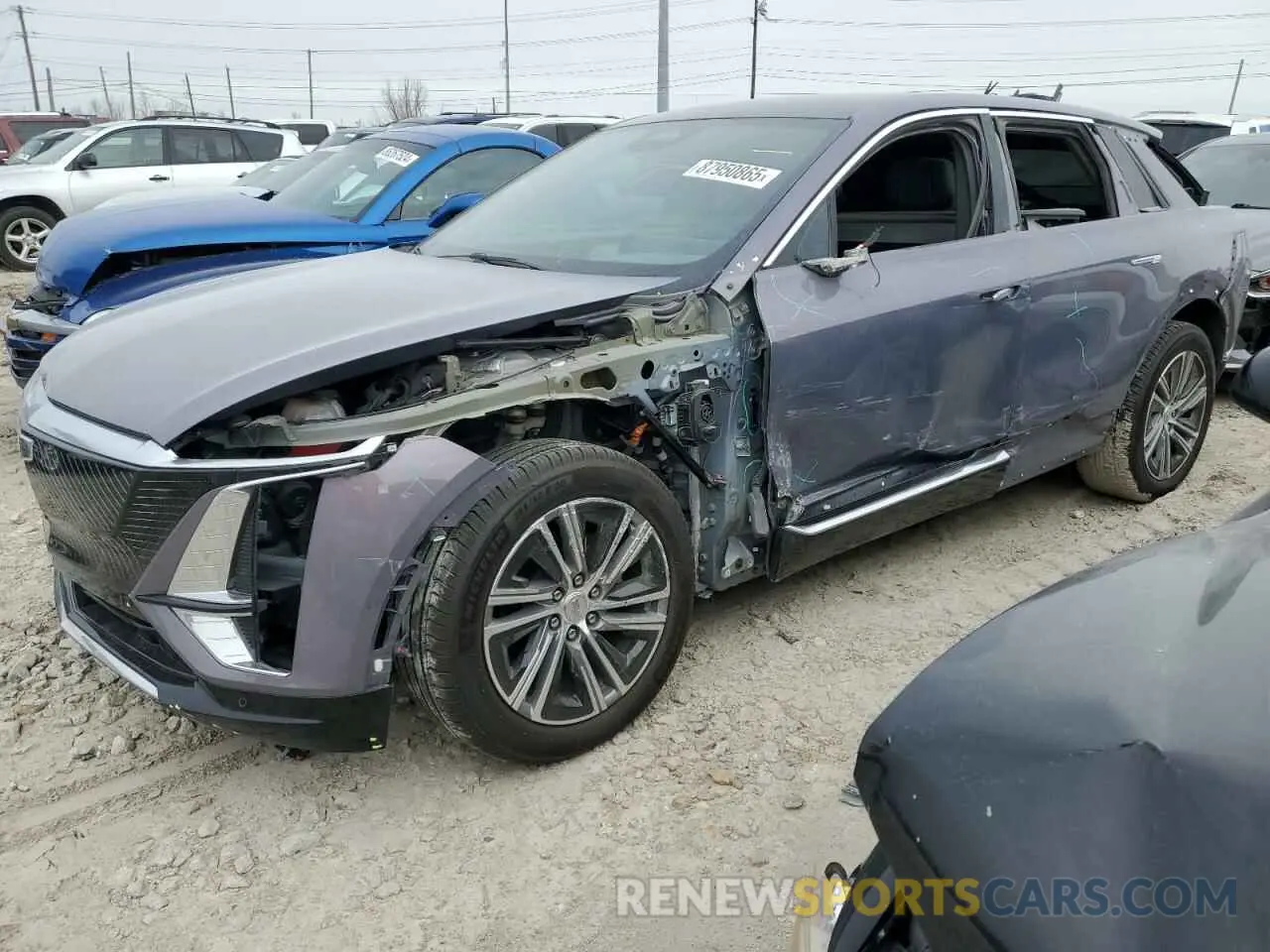 1 fotografías del automóvil dañado 1GYKPRRK3RZ118608 CADILLAC LYRIQ LUXU 2024
