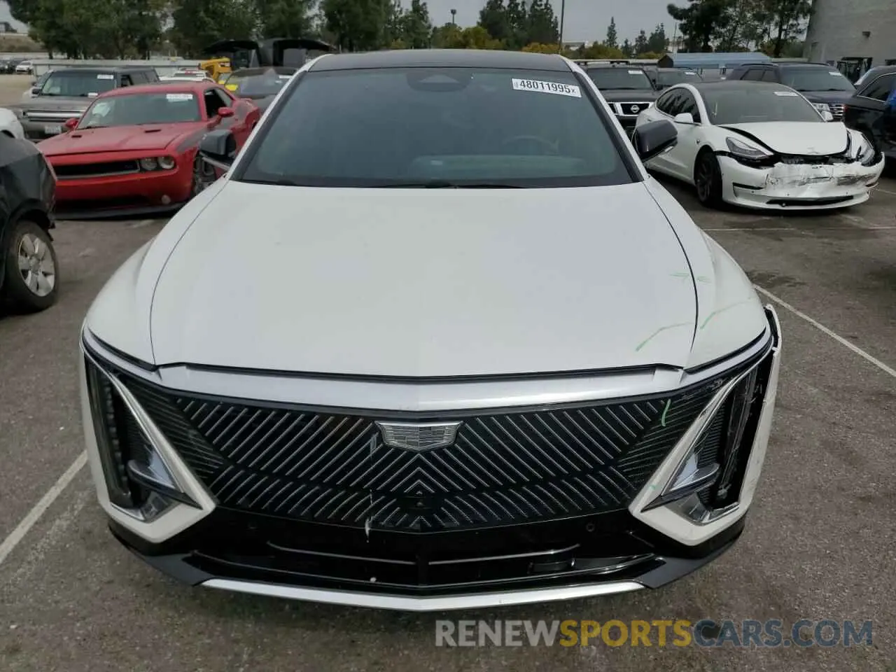 5 fotografías del automóvil dañado 1GYKPRRL7RZ116949 CADILLAC LYRIQ LUXU 2024