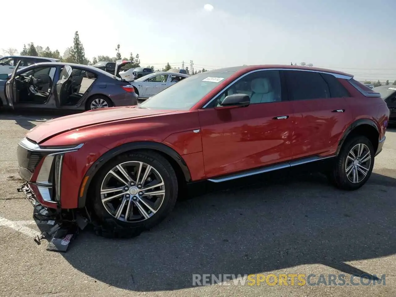 1 fotografías del automóvil dañado 1GYKPRRL7RZ119219 CADILLAC LYRIQ LUXU 2024
