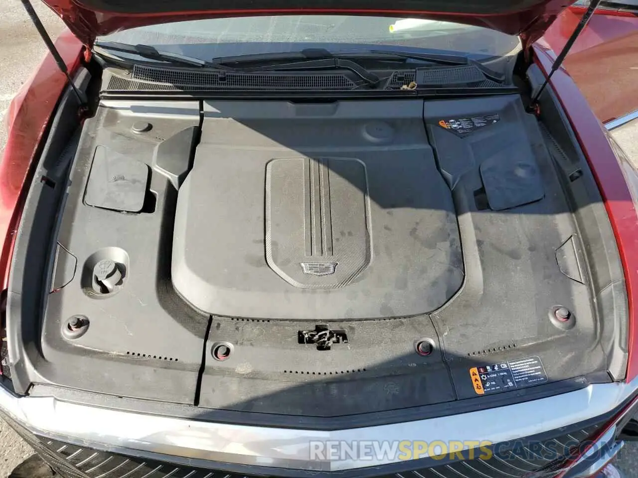 11 fotografías del automóvil dañado 1GYKPRRL7RZ119219 CADILLAC LYRIQ LUXU 2024