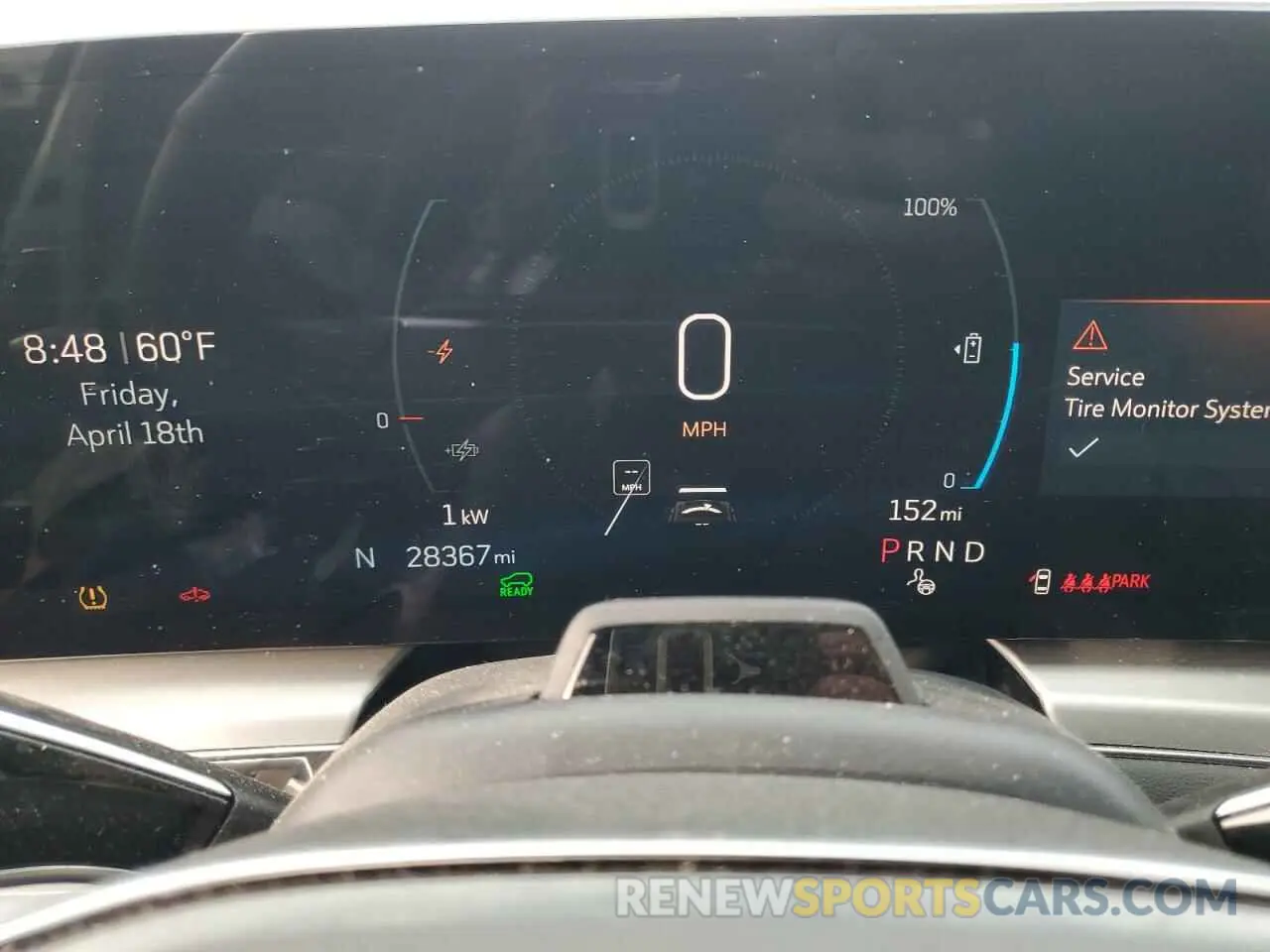 9 fotografías del automóvil dañado 1GYKPSRL2RZ111200 CADILLAC LYRIQ LUXU 2024