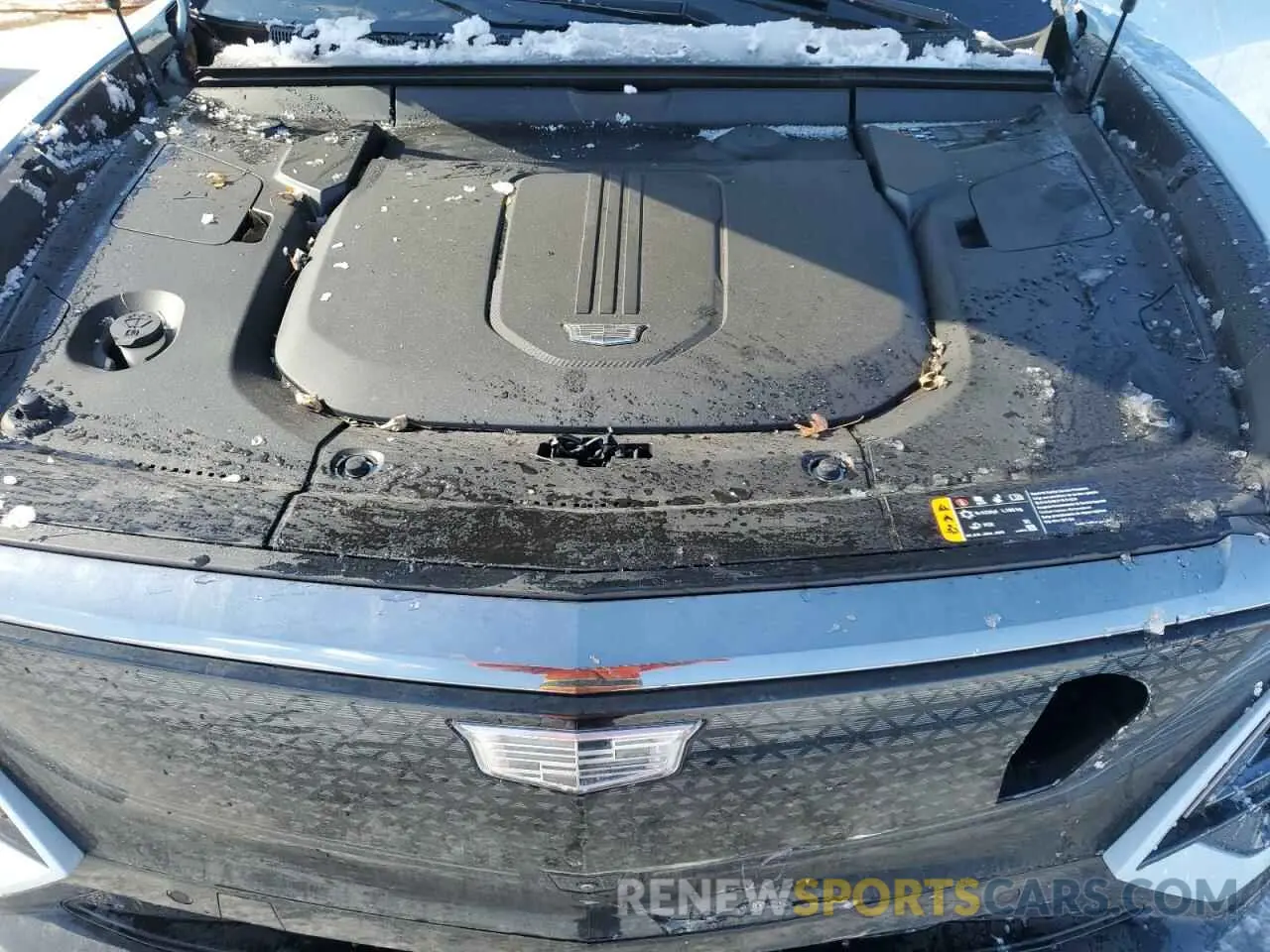 12 fotografías del automóvil dañado 1GYKPTRL9RZ122152 CADILLAC LYRIQ SPOR 2024