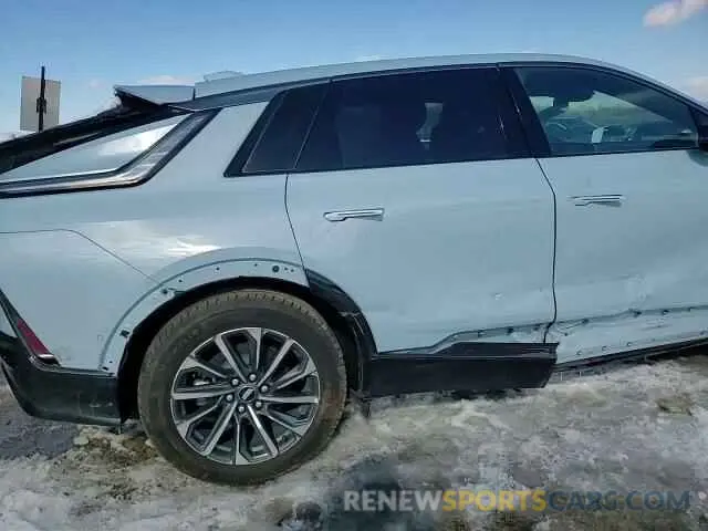 15 fotografías del automóvil dañado 1GYKPTRL9RZ122152 CADILLAC LYRIQ SPOR 2024