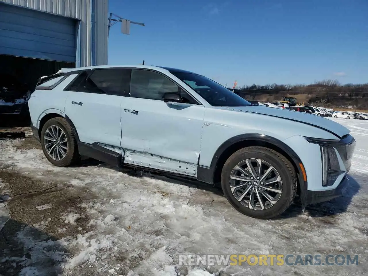 4 fotografías del automóvil dañado 1GYKPTRL9RZ122152 CADILLAC LYRIQ SPOR 2024
