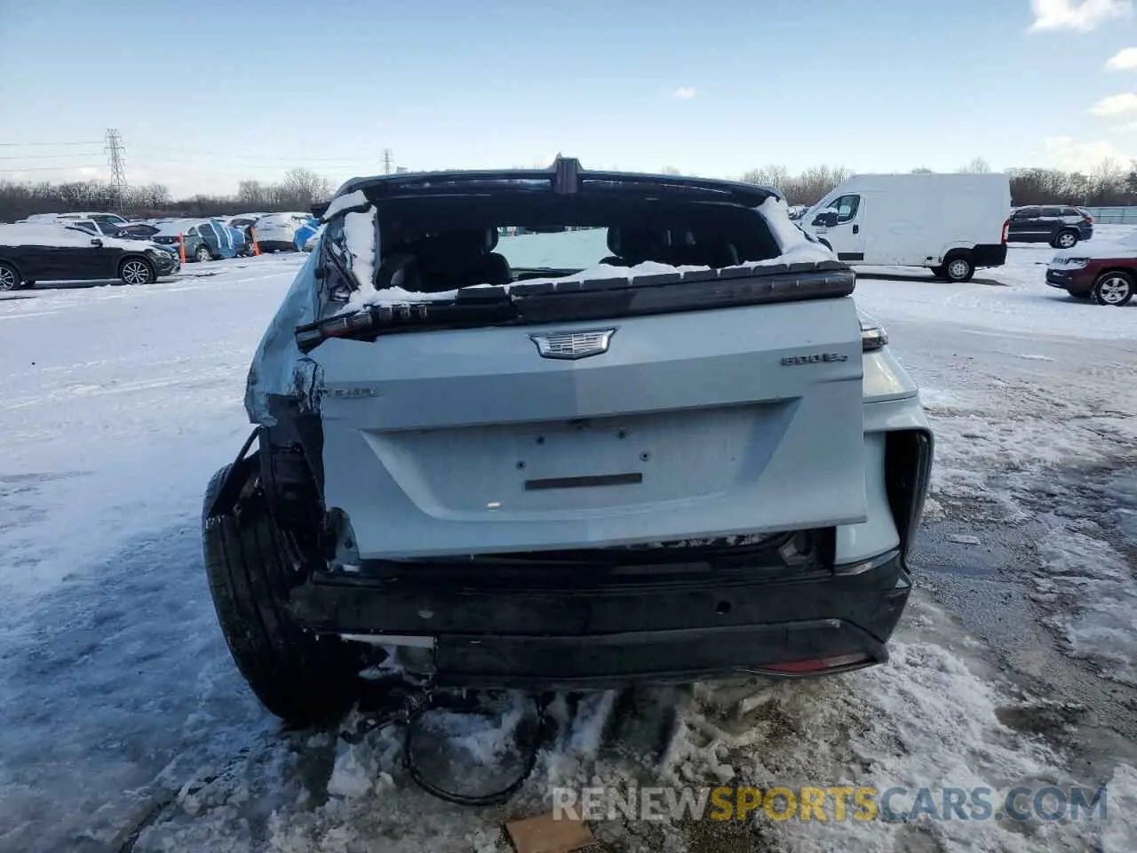 6 fotografías del automóvil dañado 1GYKPTRL9RZ122152 CADILLAC LYRIQ SPOR 2024
