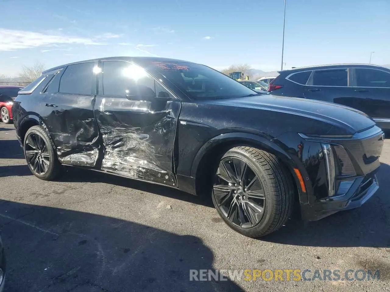 4 fotografías del automóvil dañado 1GYKPWRL2RZ128893 CADILLAC LYRIQ SPOR 2024
