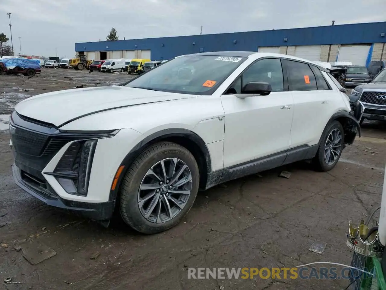 1 fotografías del automóvil dañado 1GYKPURLXSZ301649 CADILLAC LYRIQ SPOR 2025