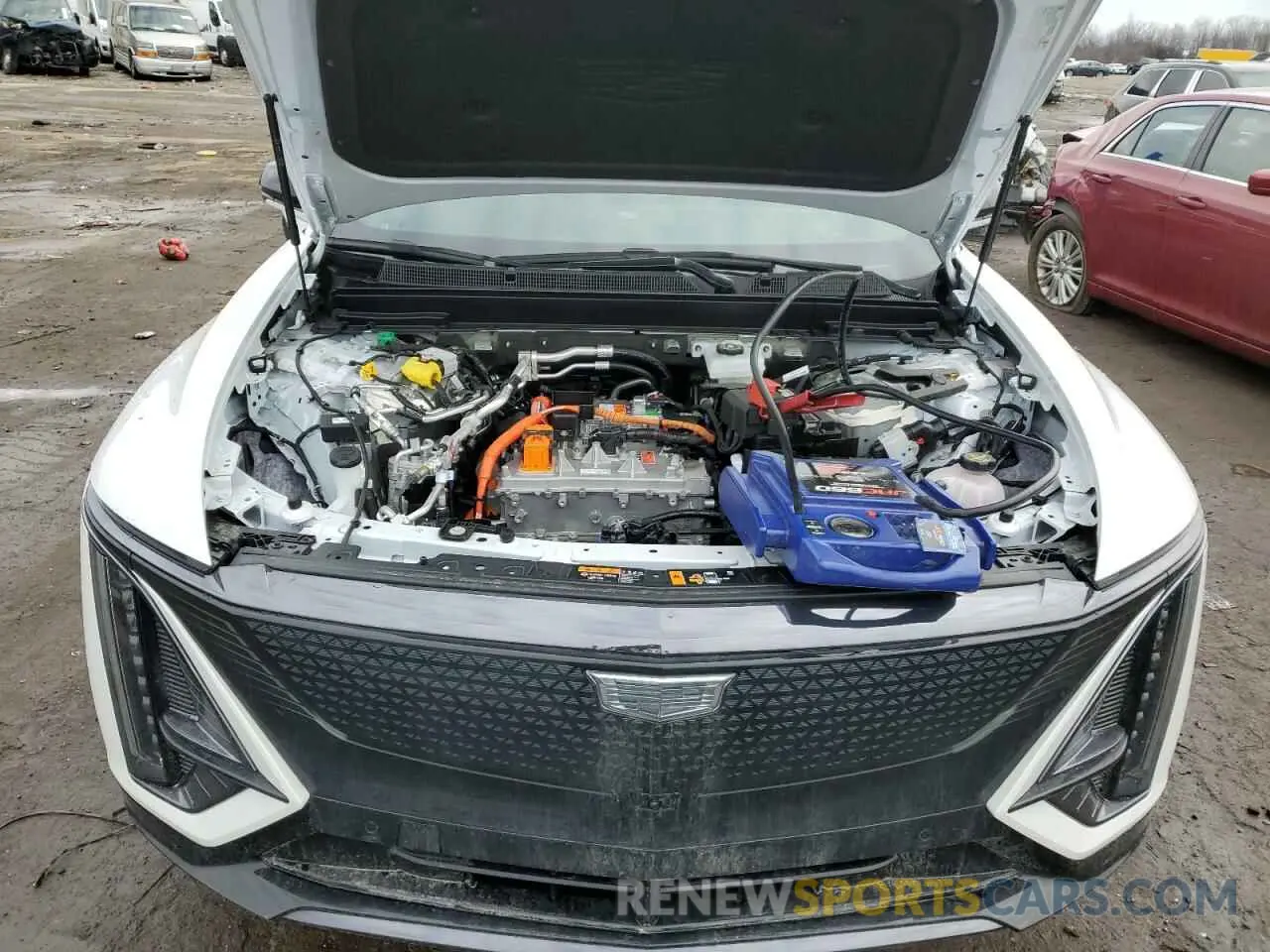 12 fotografías del automóvil dañado 1GYKPURLXSZ301649 CADILLAC LYRIQ SPOR 2025