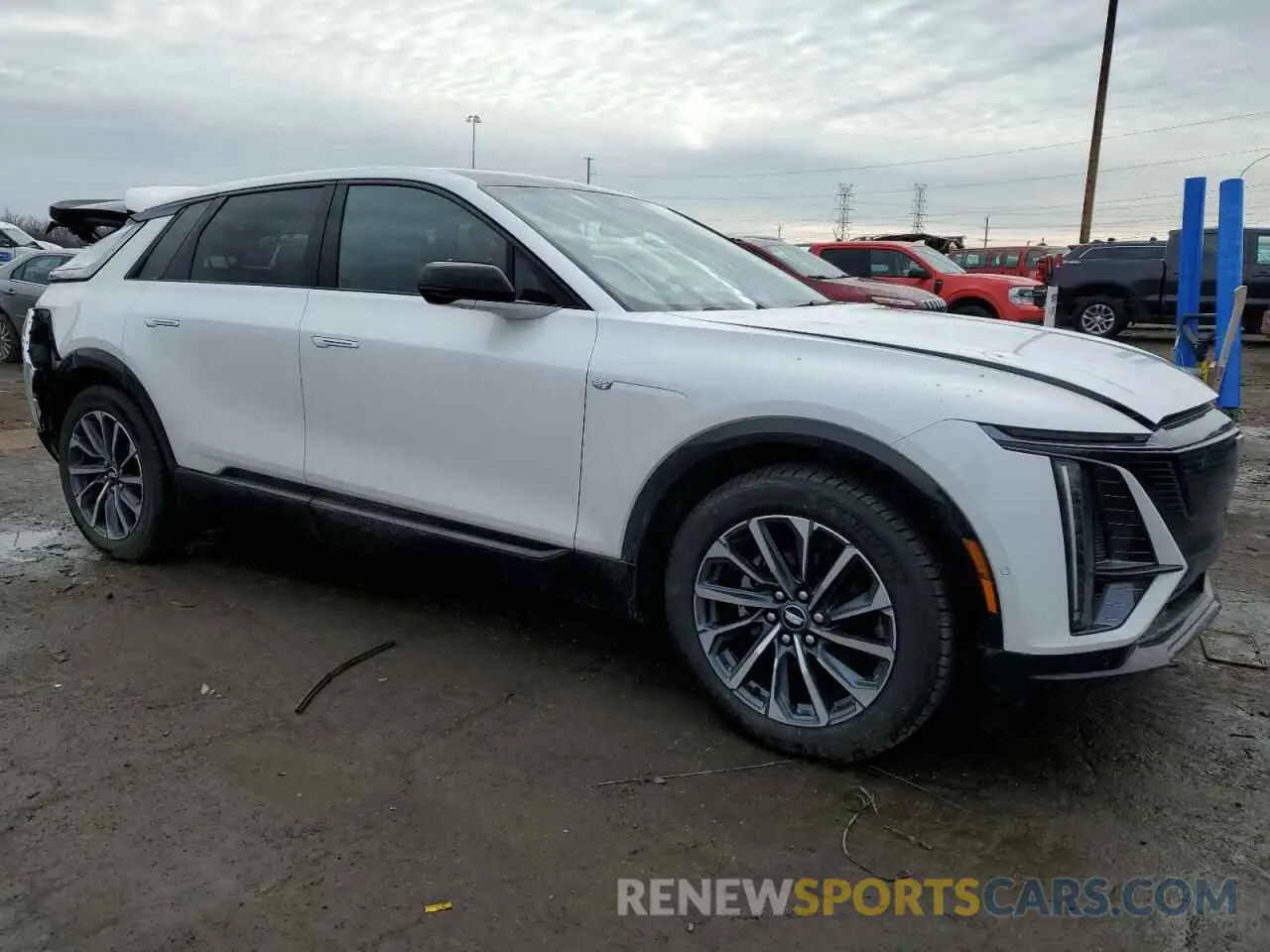 4 fotografías del automóvil dañado 1GYKPURLXSZ301649 CADILLAC LYRIQ SPOR 2025