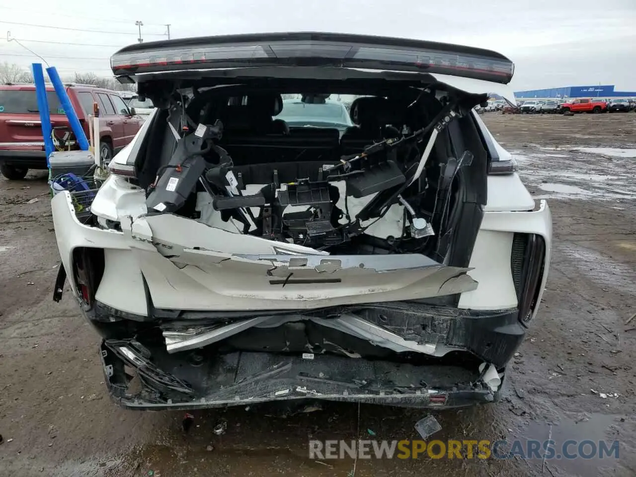 6 fotografías del automóvil dañado 1GYKPURLXSZ301649 CADILLAC LYRIQ SPOR 2025