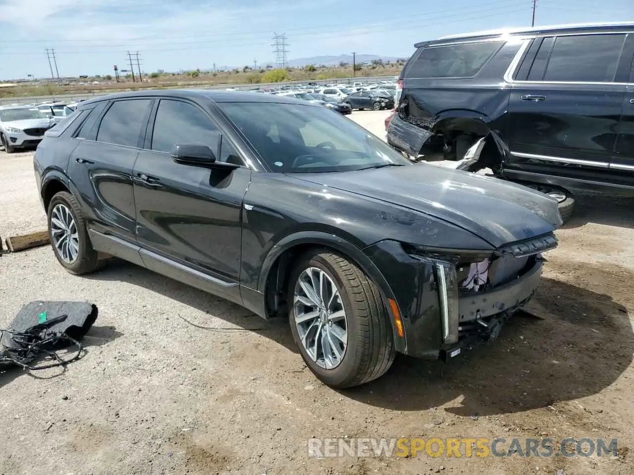 4 fotografías del automóvil dañado 1GYKPWRL2SZ302998 CADILLAC LYRIQ SPOR 2025