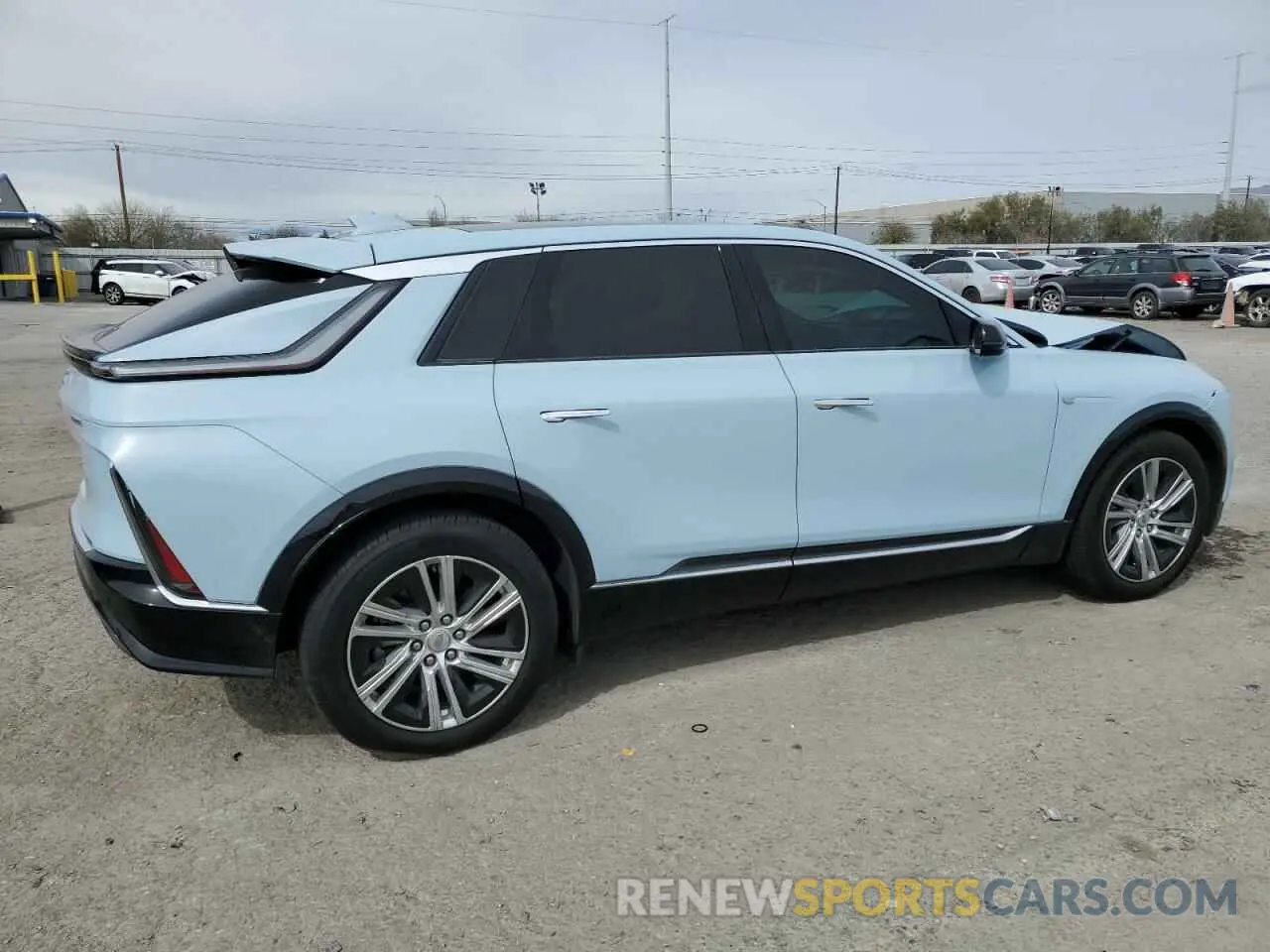 3 fotografías del automóvil dañado 1GYKPMRK3RZ129210 CADILLAC LYRIQ TECH 2024
